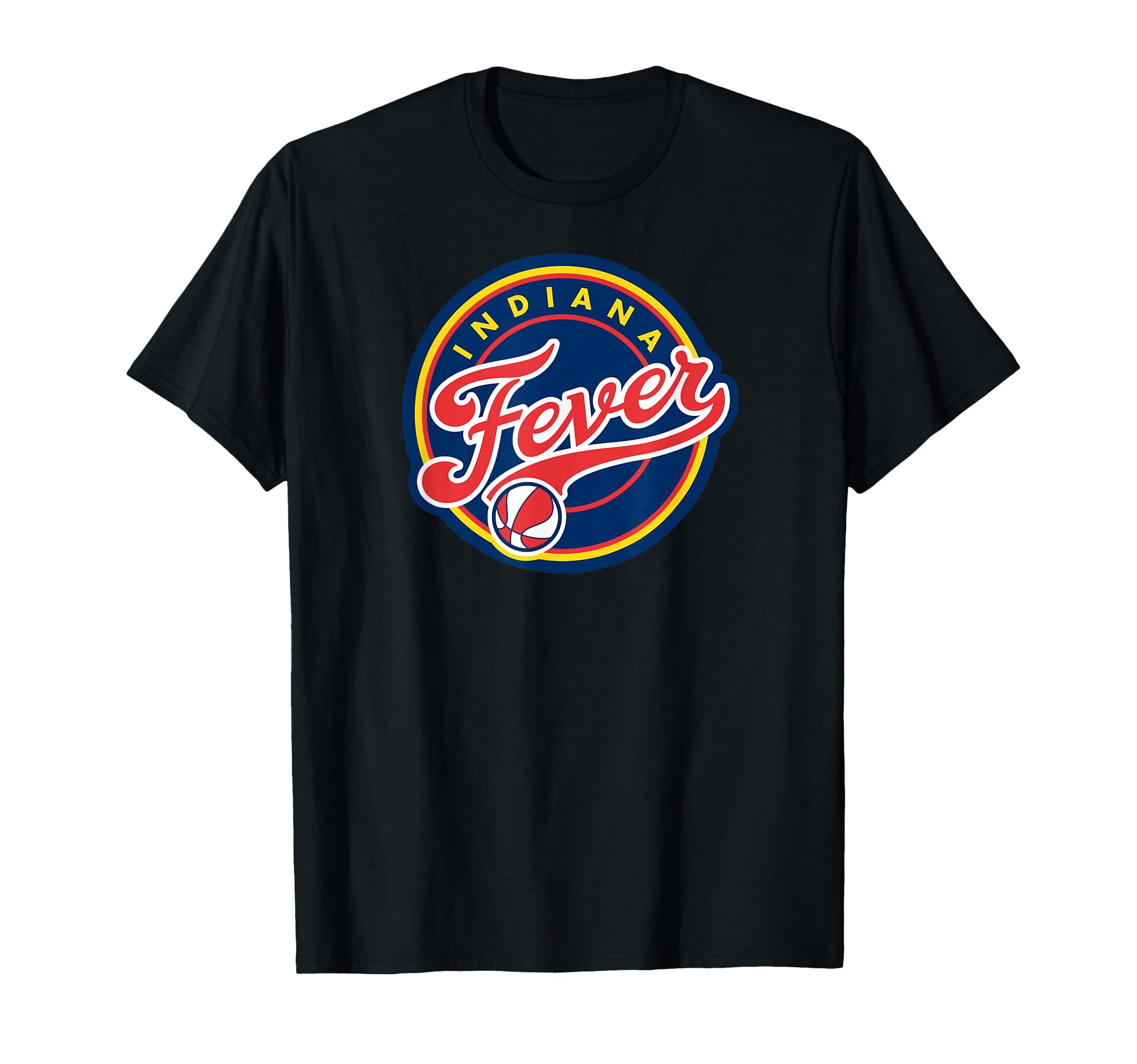Indiana Fever WNBA Unisex-Adults & Kids Grey T-Shirt, Small, Short Sleeve, Round Neck, Loose Fit, Modern, Logo, Triblend, Sports Fan