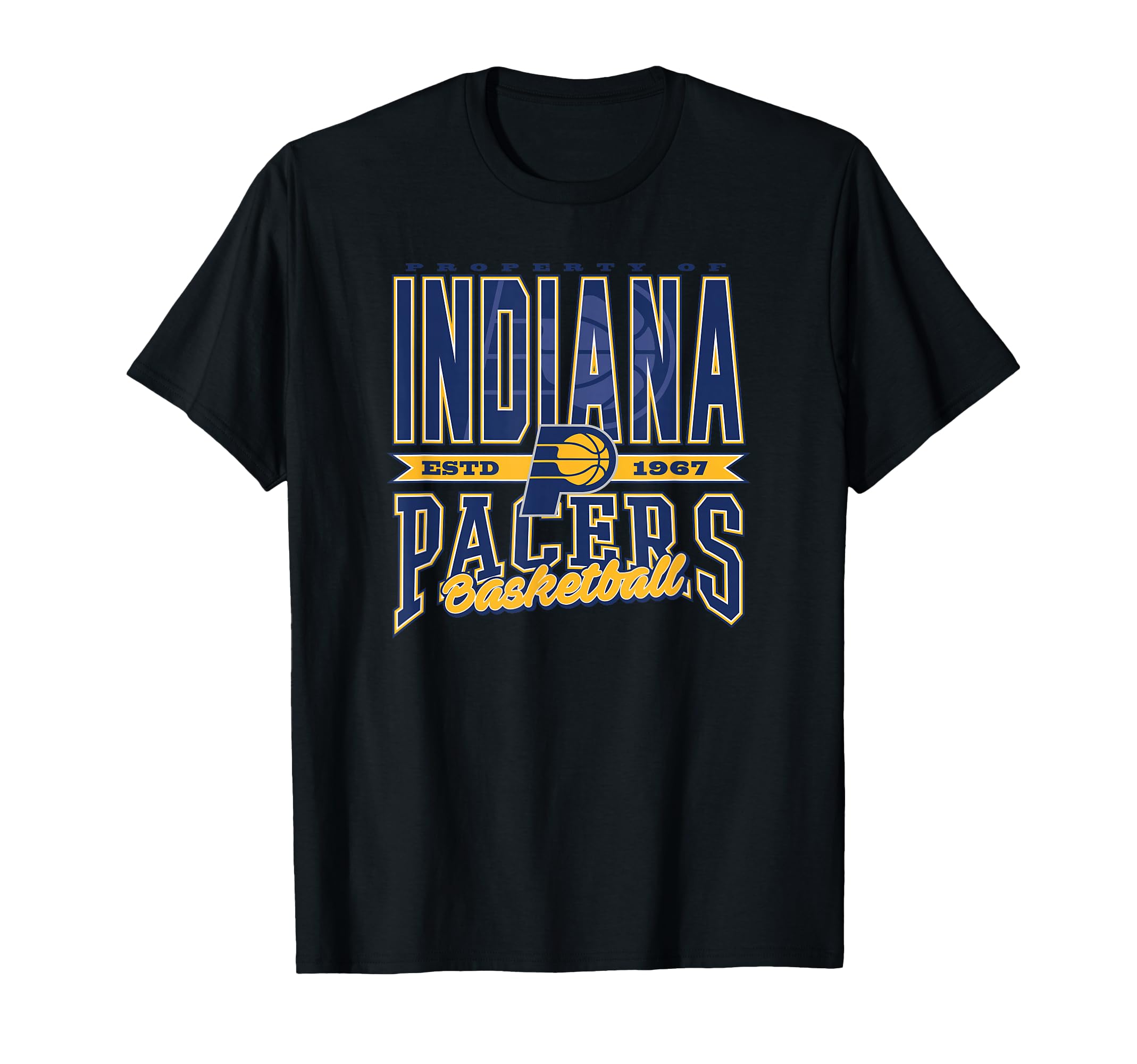 Indiana Pacers NBA Nonstop Action T-Shirt, Men's Black Small