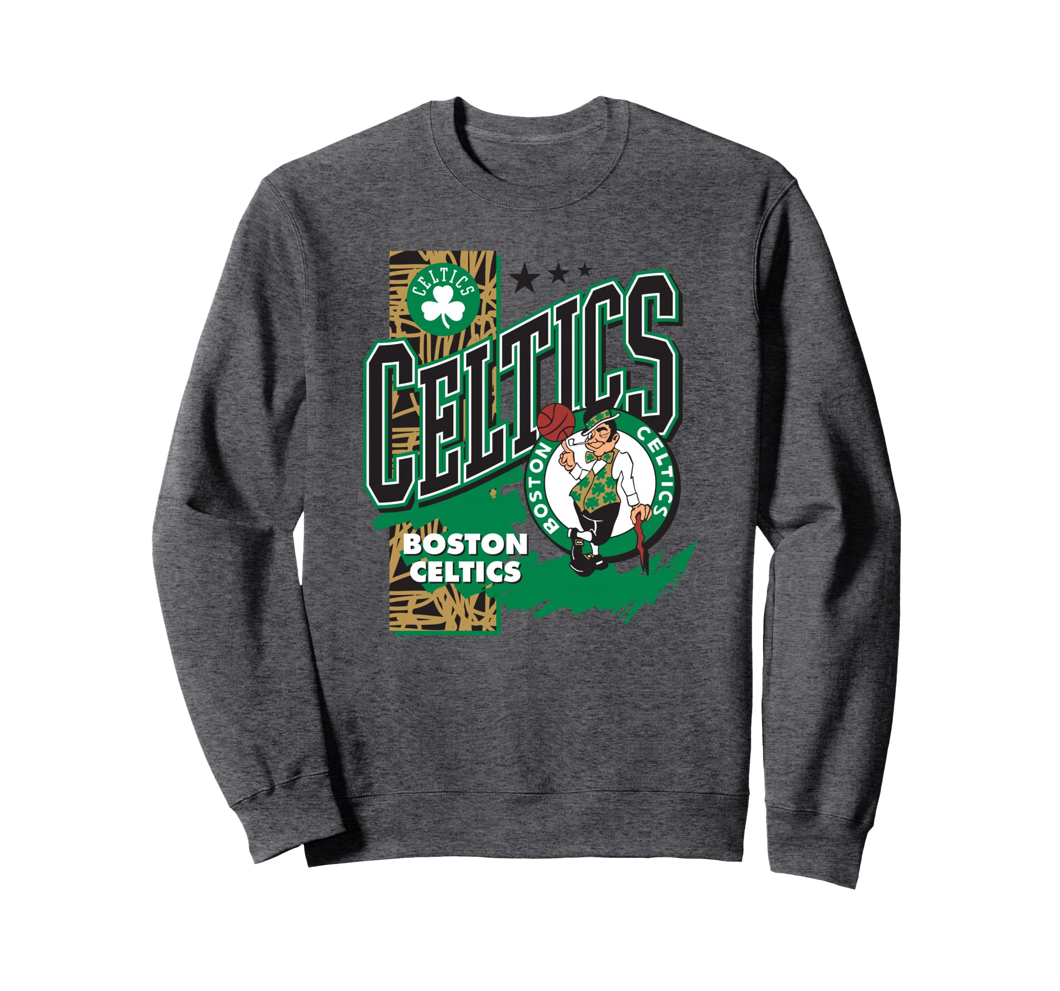 NBA Official Boston Celtics Barred Player Sweatshirt