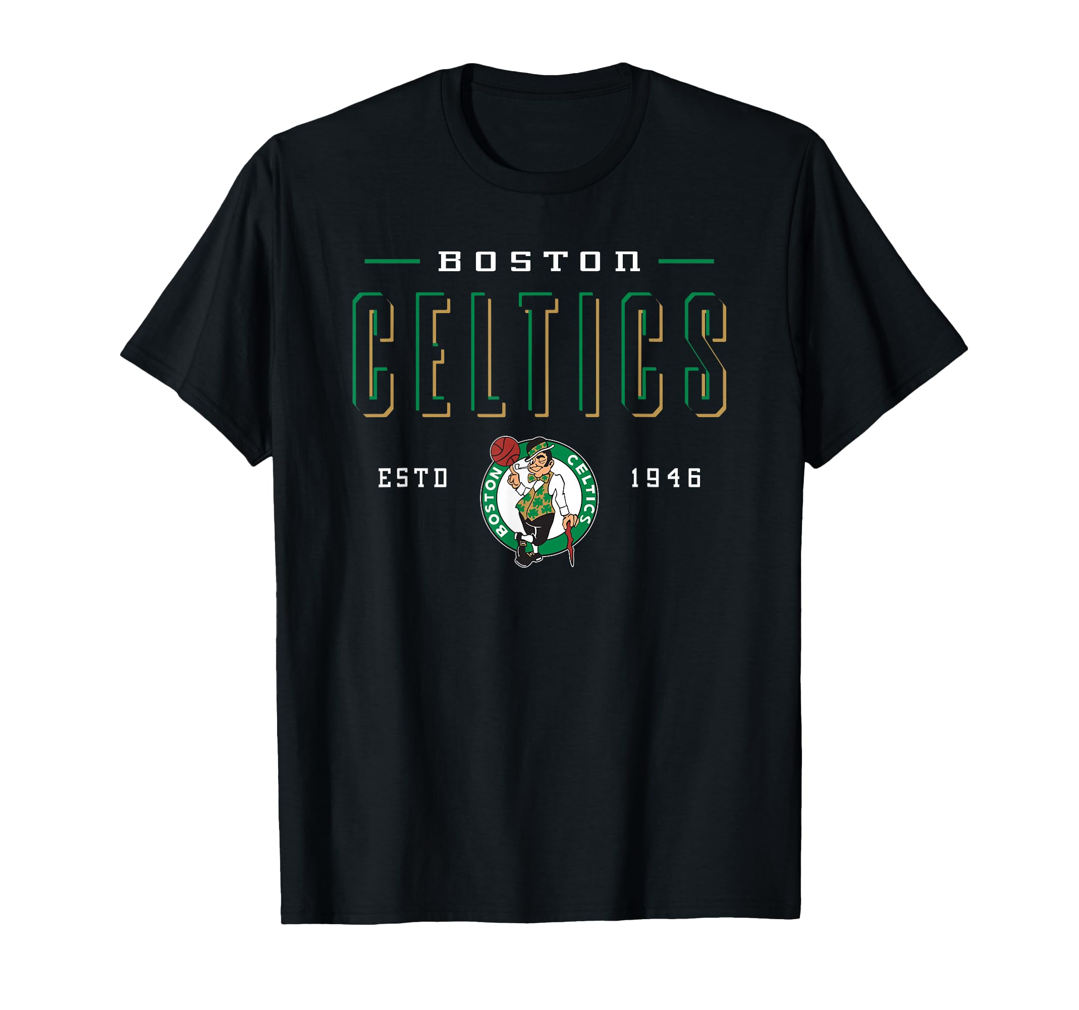 NBA Official Boston Celtics Negative Space T-Shirt