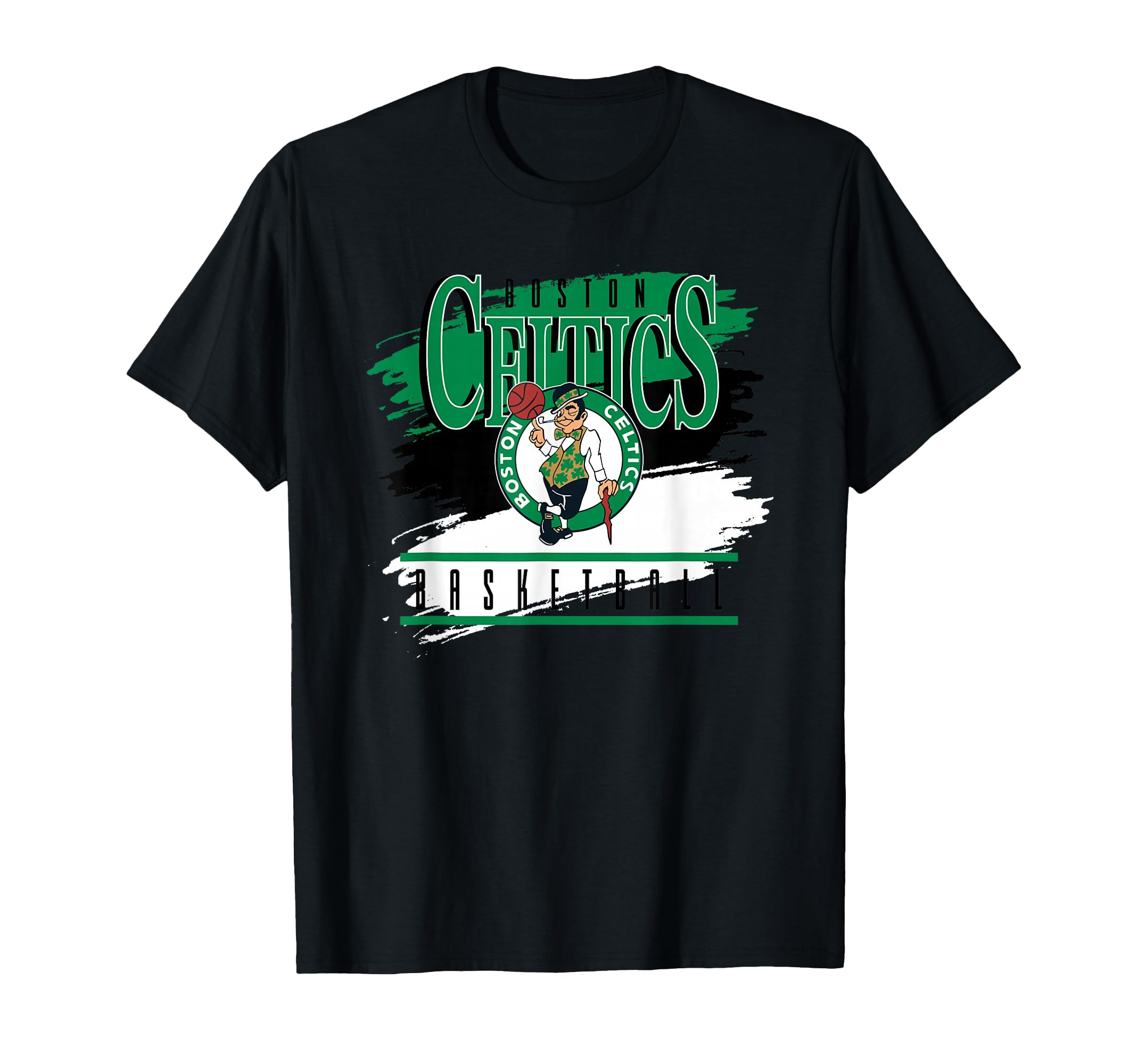 NBA Official Boston Celtics Spilled Paint T-Shirt