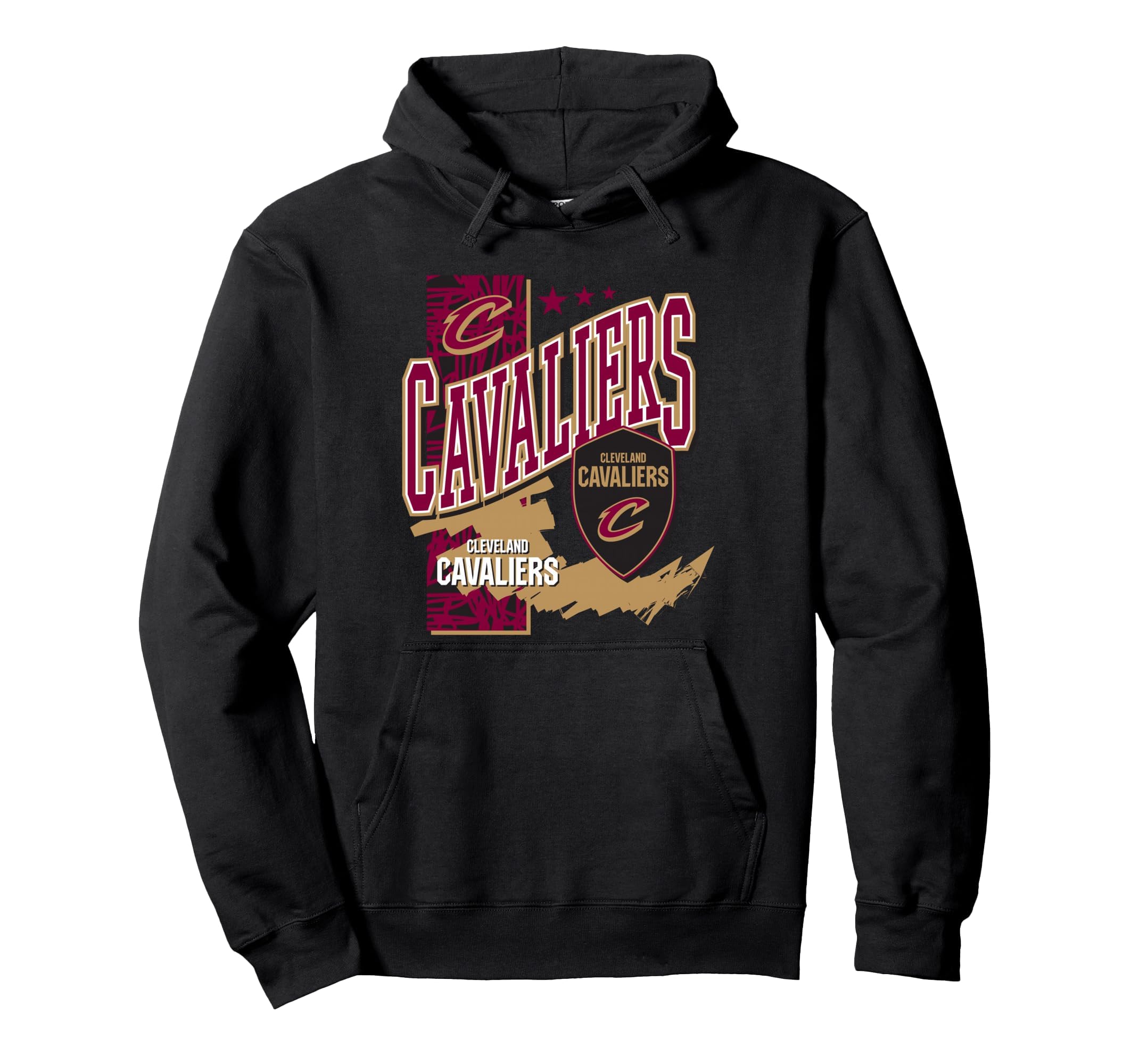 NBA Official Cleveland Cavaliers Barred Player Hunger Pullover Hoodie