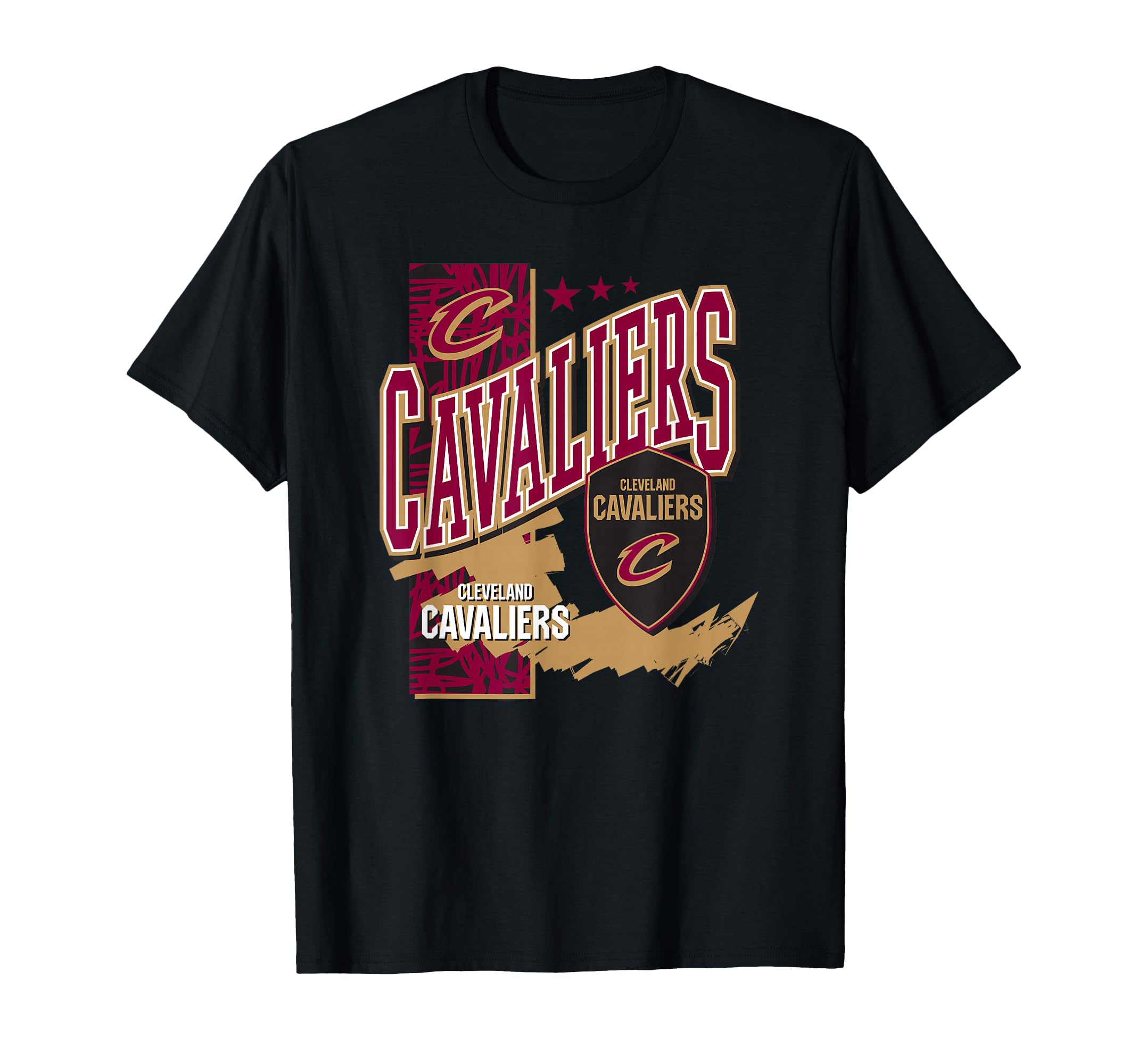 NBA Official Cleveland Cavaliers Barred Player T-Shirt