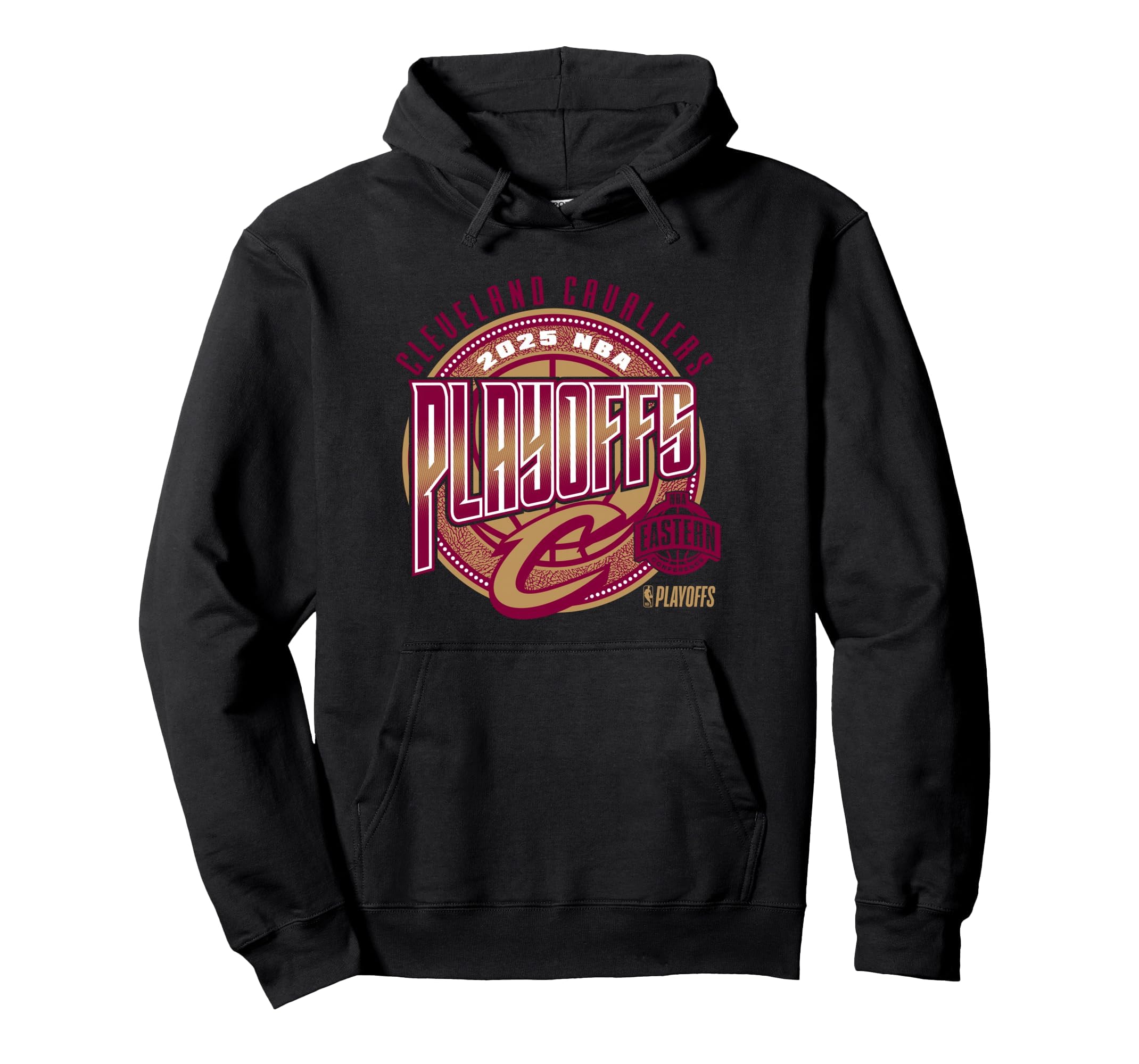 NBA Official Cleveland Cavaliers Playoffs 2025 Game Day Pullover Hoodie