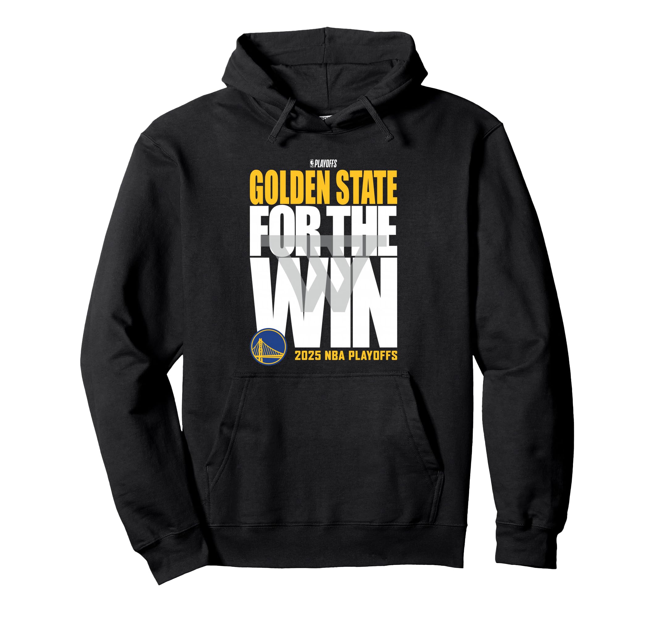 NBA Official Golden State Warriors For the Win Playoffs 2025 Pullover Hoodie