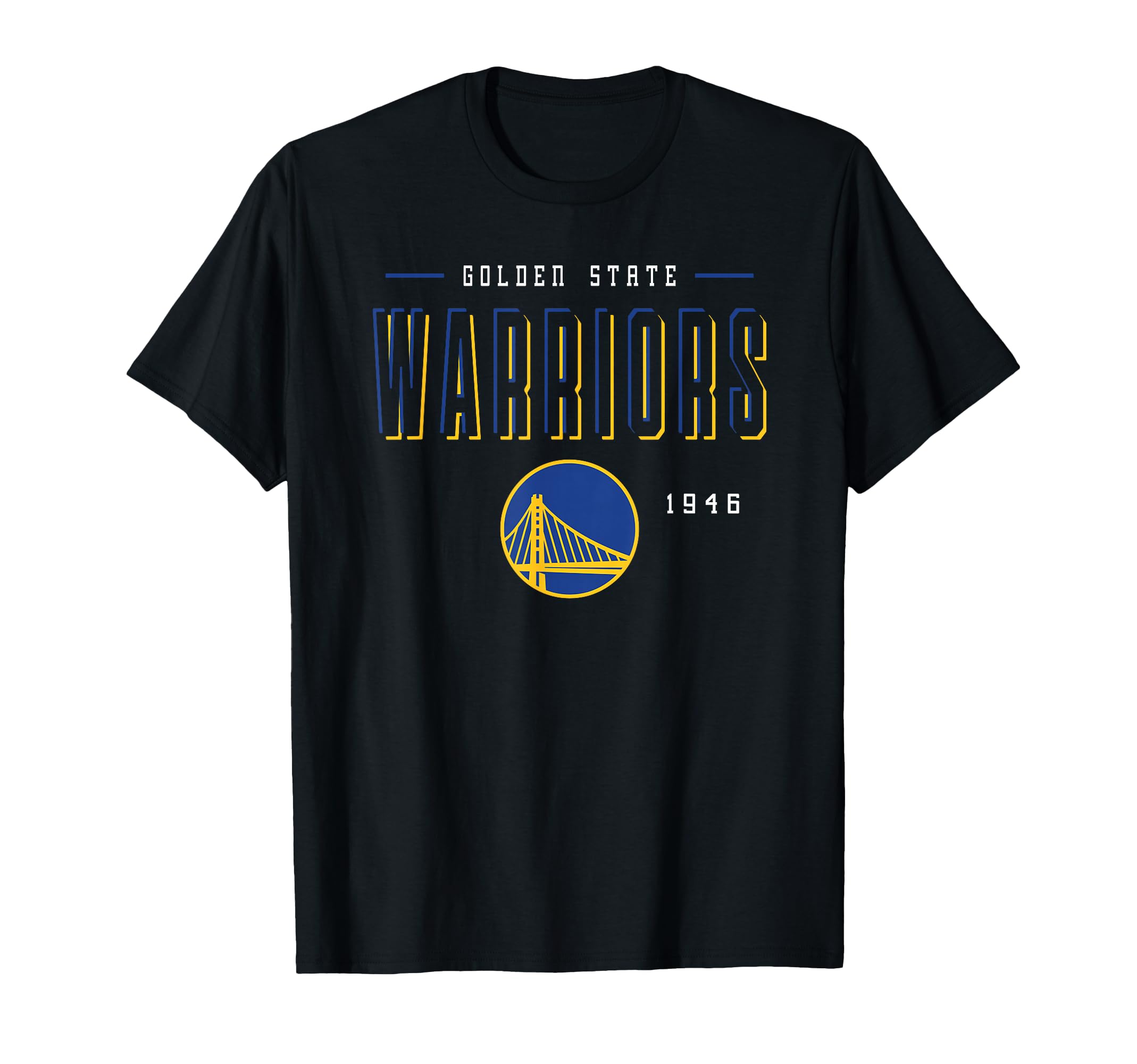NBA Official Golden State Warriors Negative Space T-Shirt