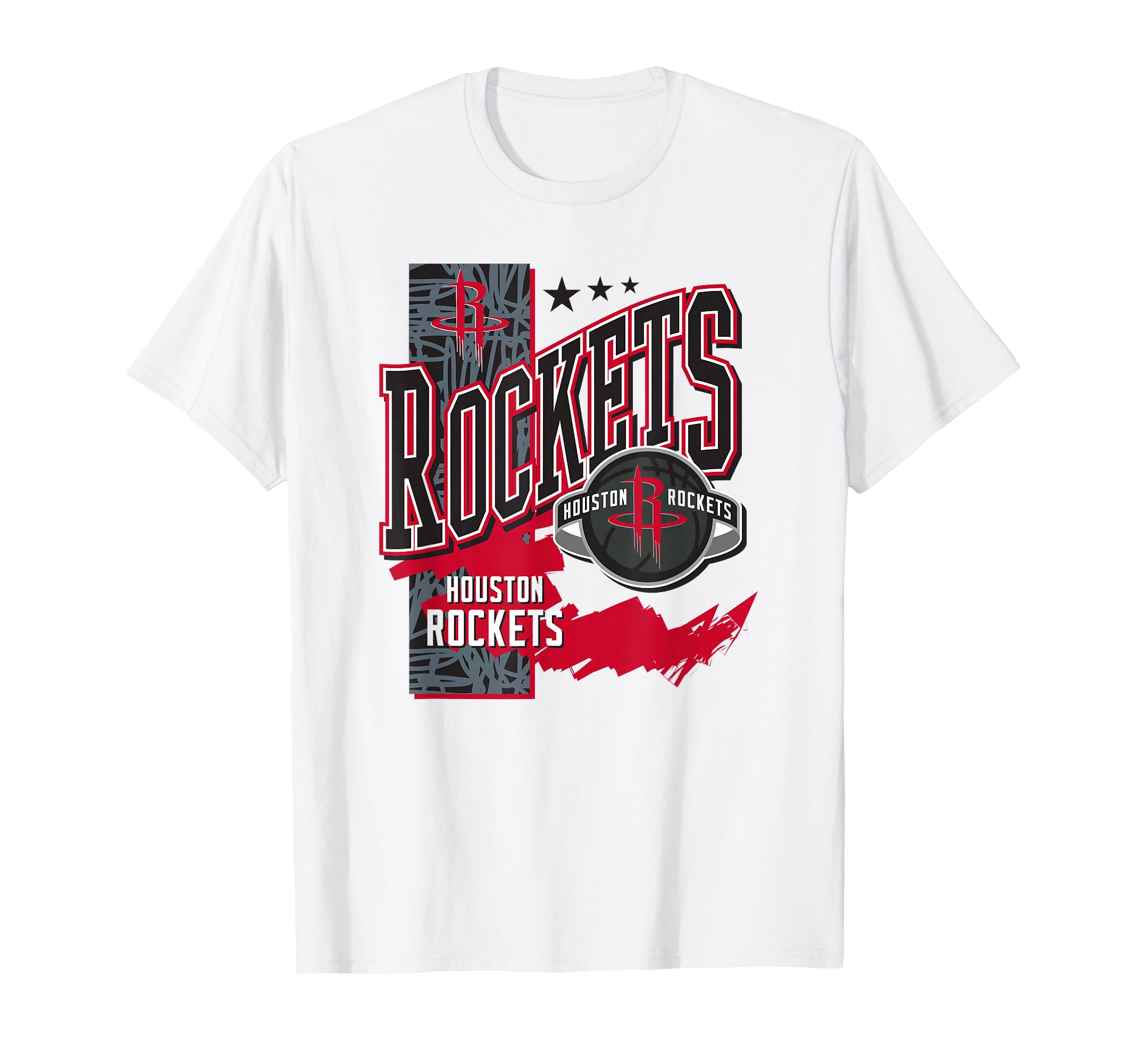 NBA Official Houston Rockets Barred Player T-Shirt