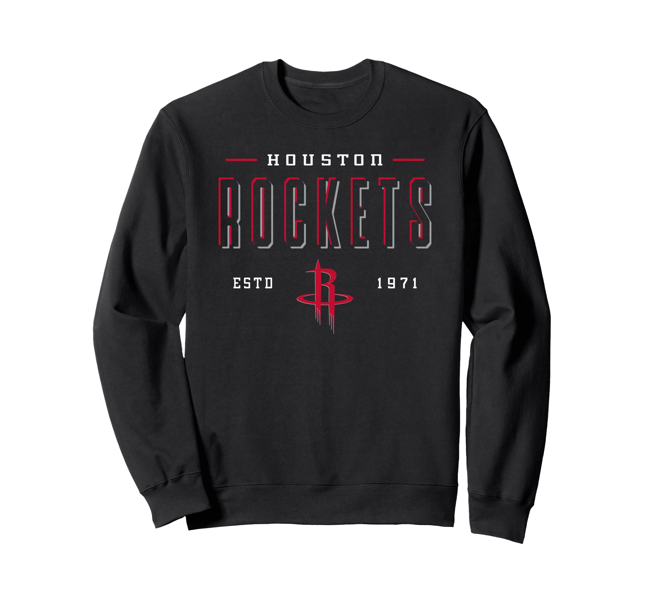 NBA Official Houston Rockets Negative Space Sweatshirt