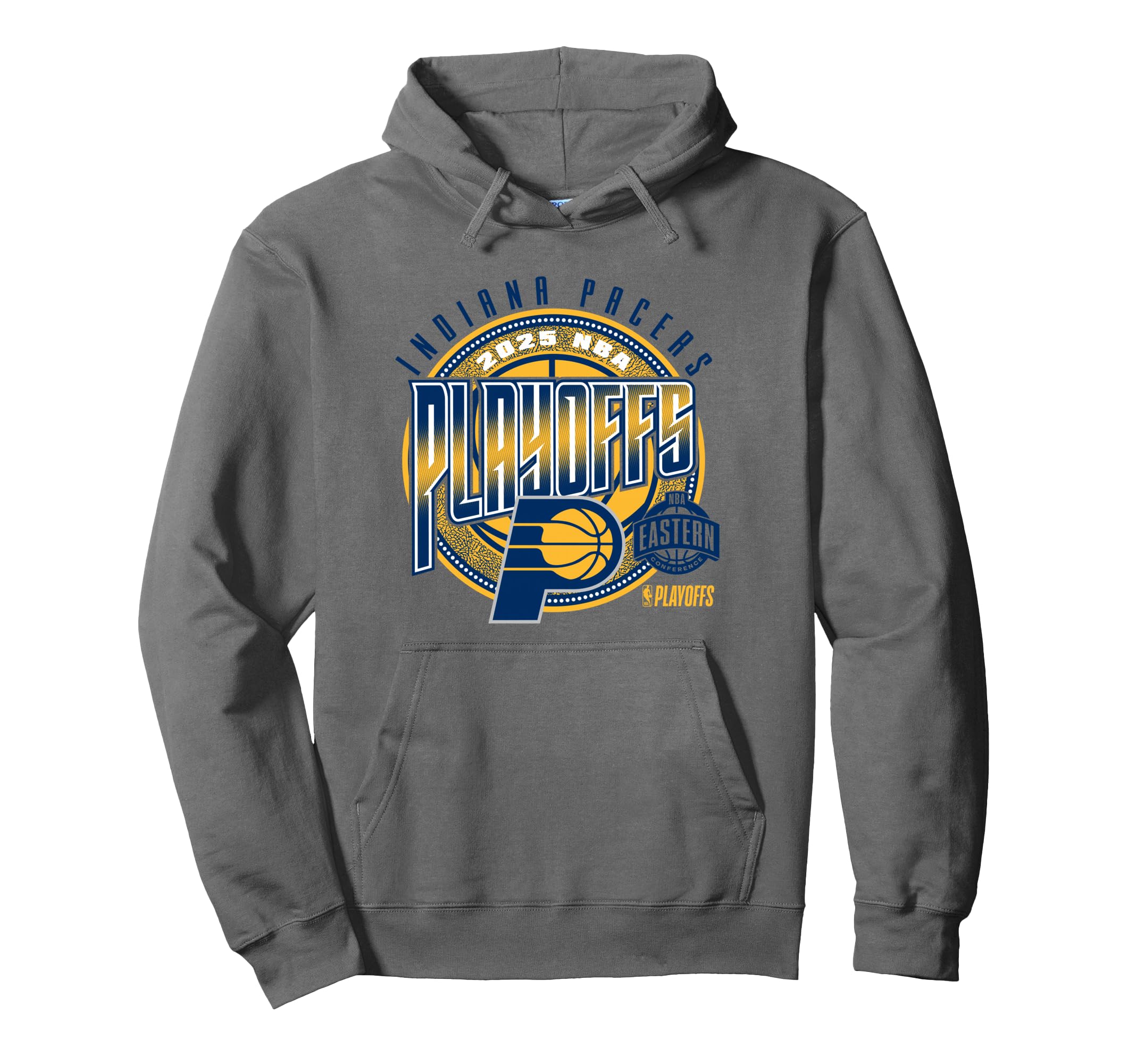 NBA Official Indiana Pacers Playoffs 2025 Game Day Pullover Hoodie