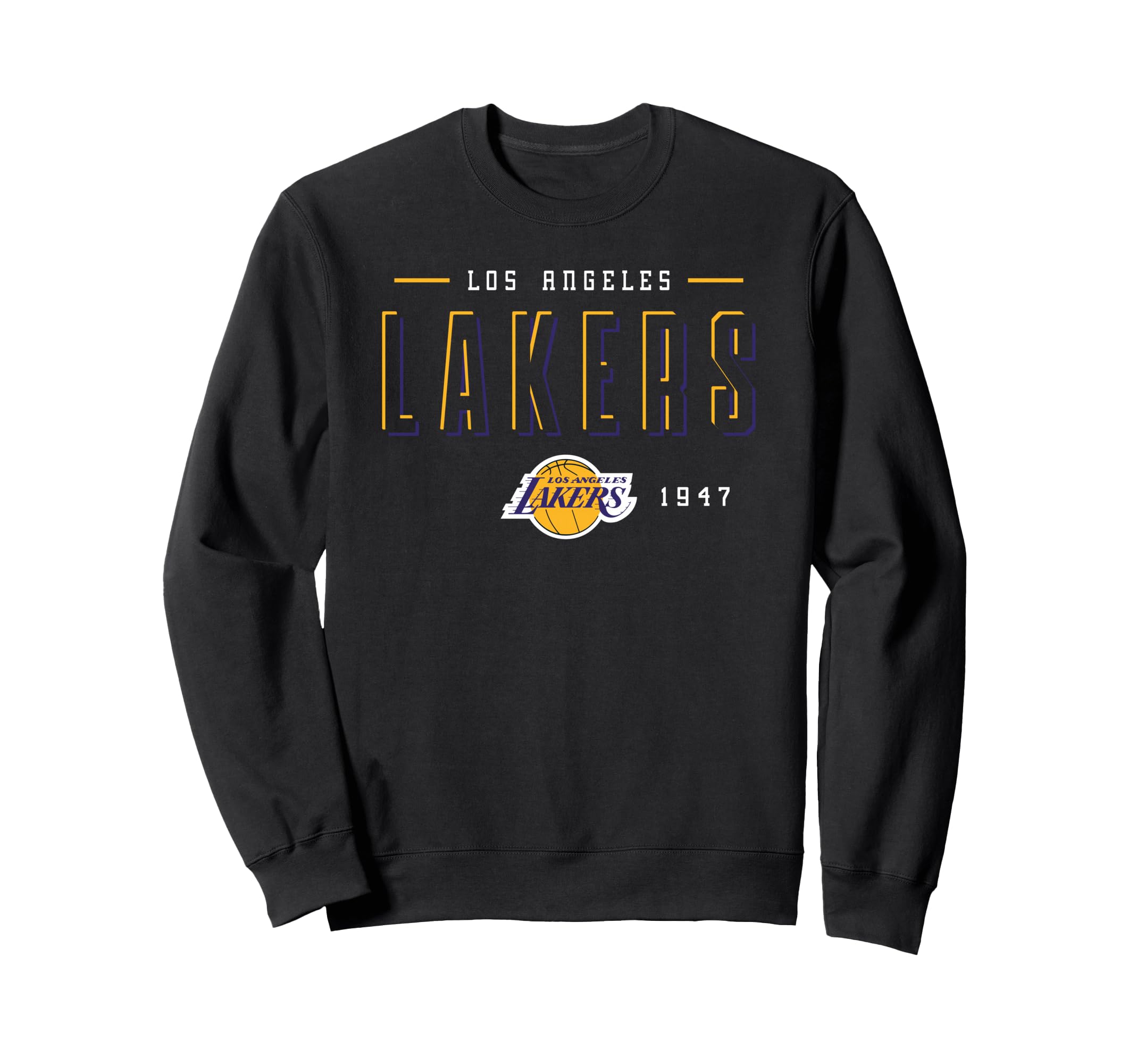 NBA Official Los Angeles Lakers Negative Space Sweatshirt