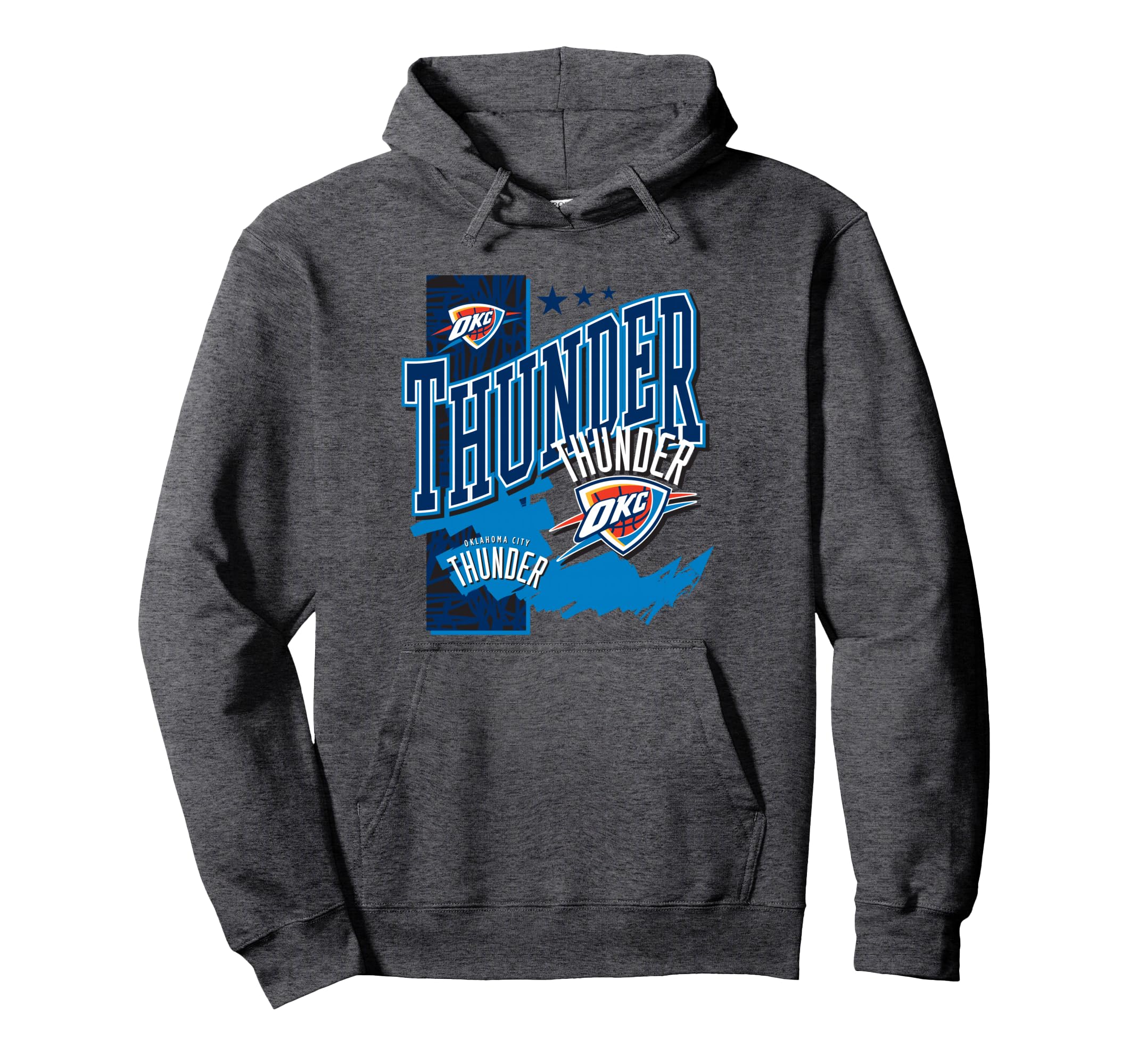 NBA Official Oklahoma City Thunder Barred Player Hunger Pullover Hoodie