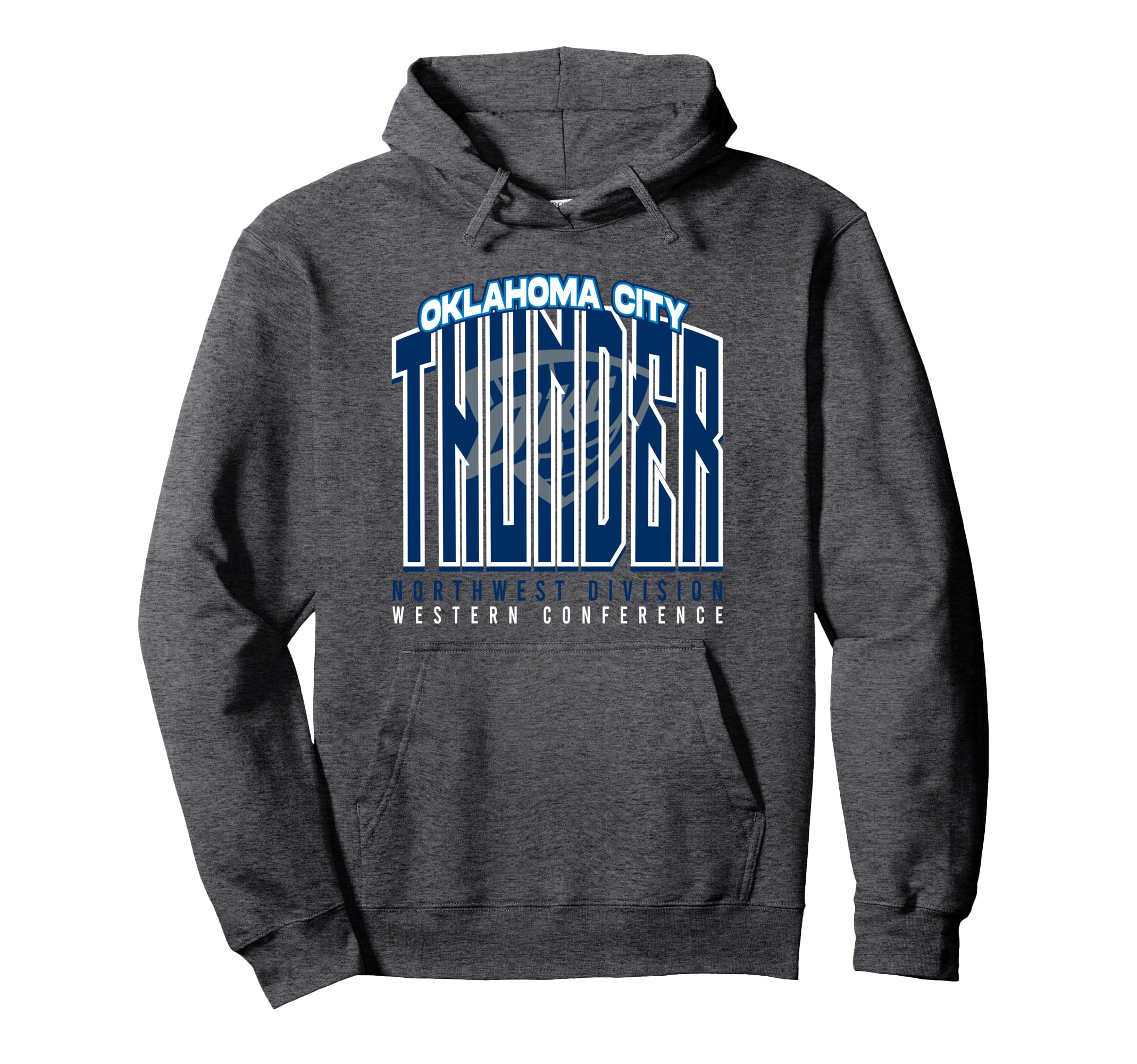NBA Official Oklahoma City Thunder Block City Hill Pullover Hoodie