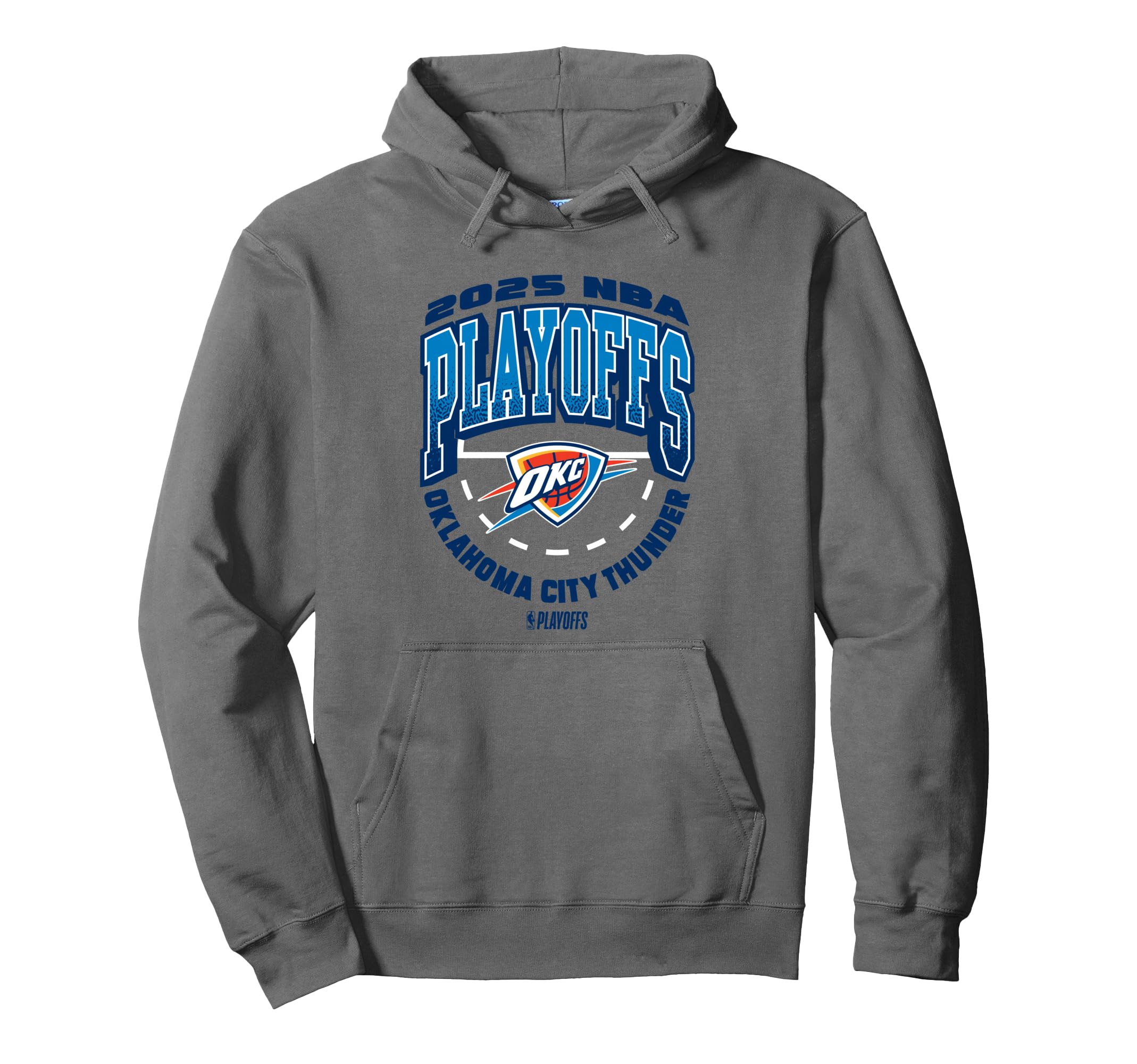 NBA Official Oklahoma City Thunder Exclusive Playoffs 2025 Pullover Hoodie