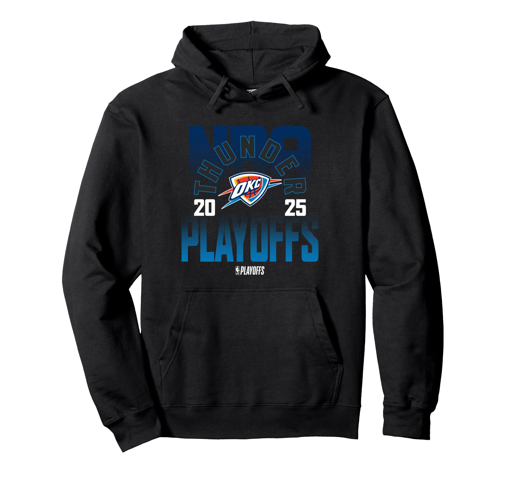 NBA Official Oklahoma City Thunder Playoffs 2025 Pullover Hoodie