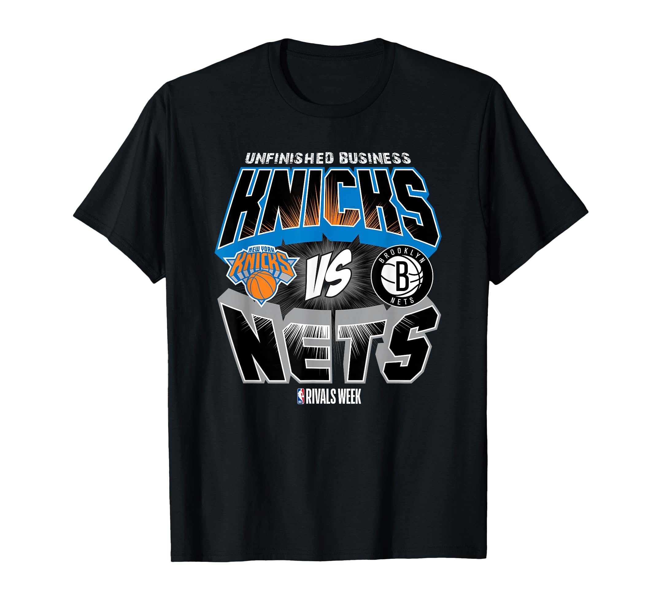 NBA Rivals New York Knicks VS. Brooklyn Nets T-Shirt