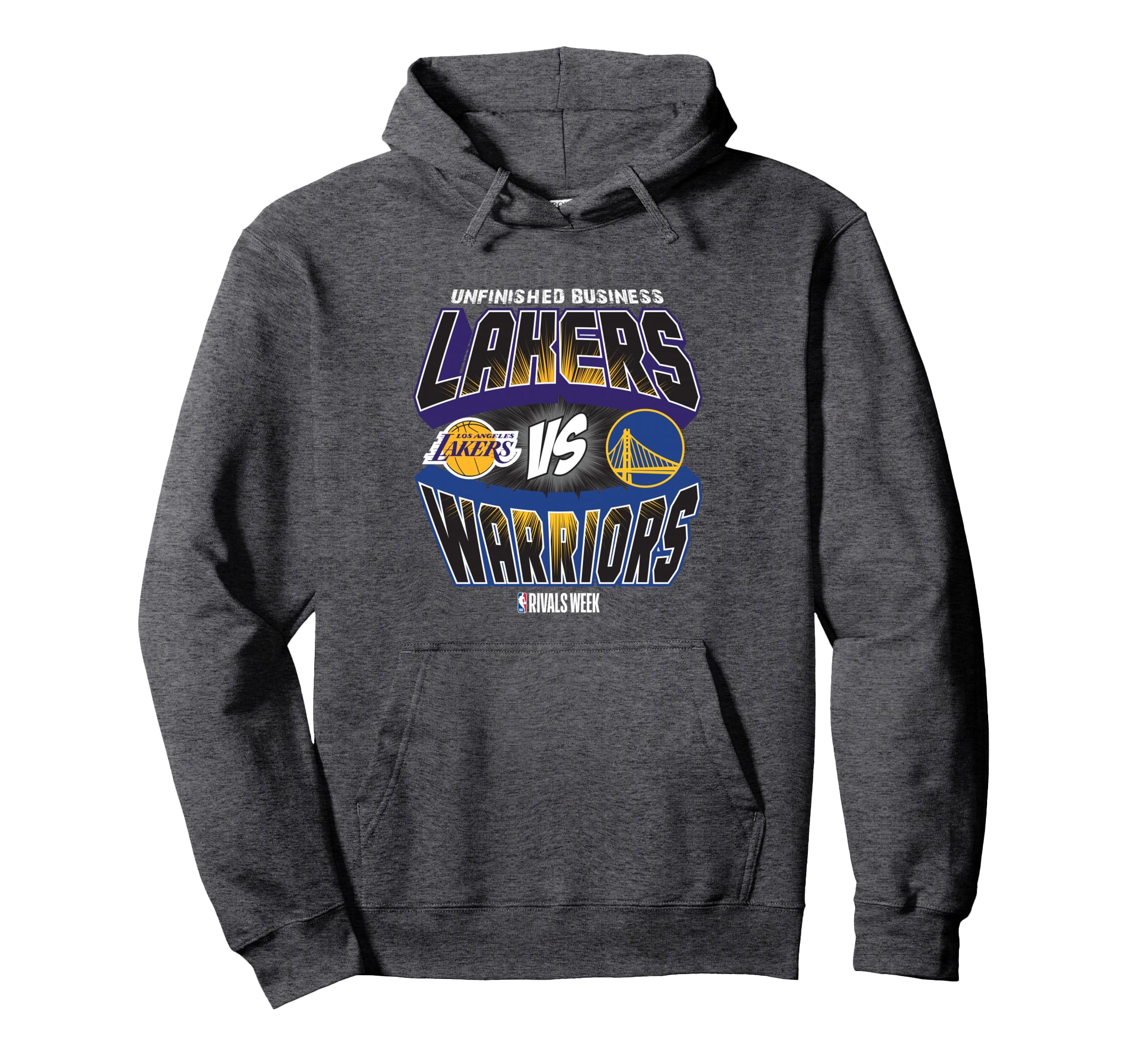 NBA Rivals Week Los Angeles Lakers VS. Golden State Warriors Pullover Hoodie