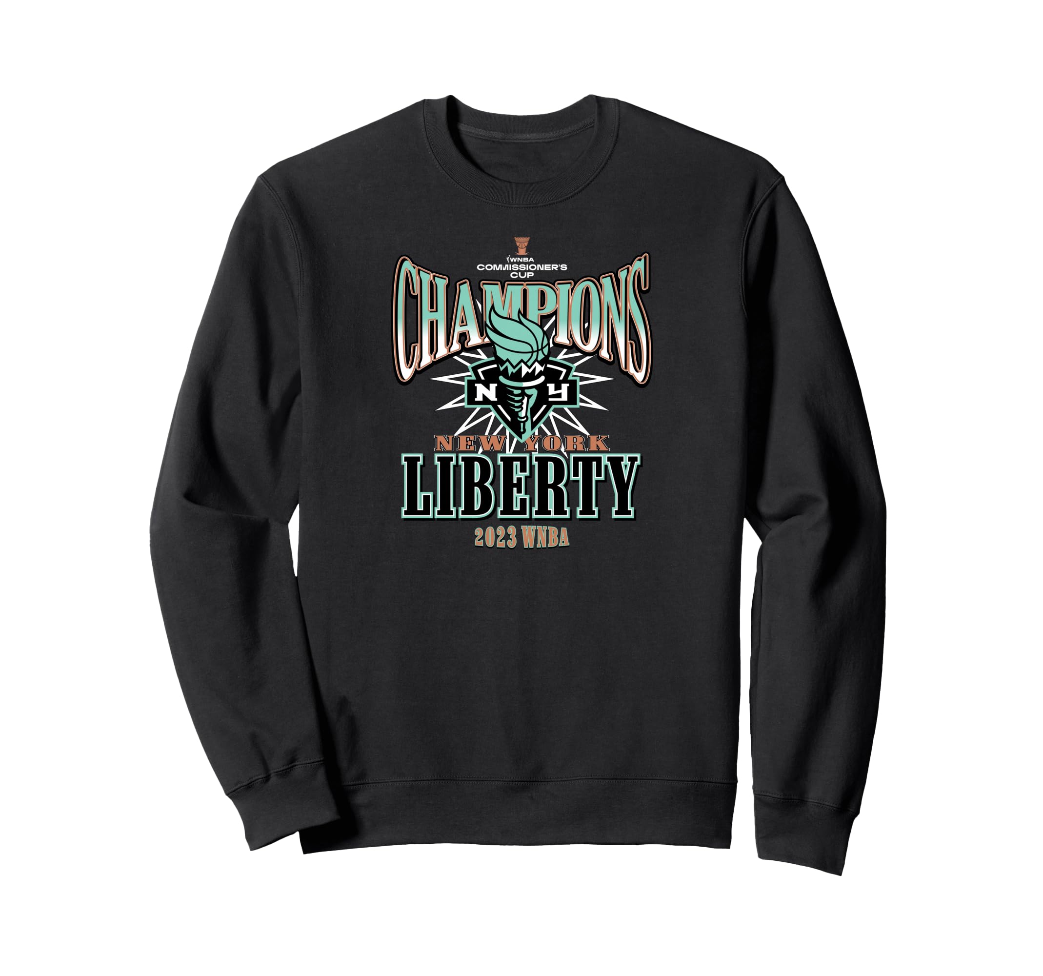 New York Liberty Commissioner's Cup Champions Leaderboard Sweatshirt