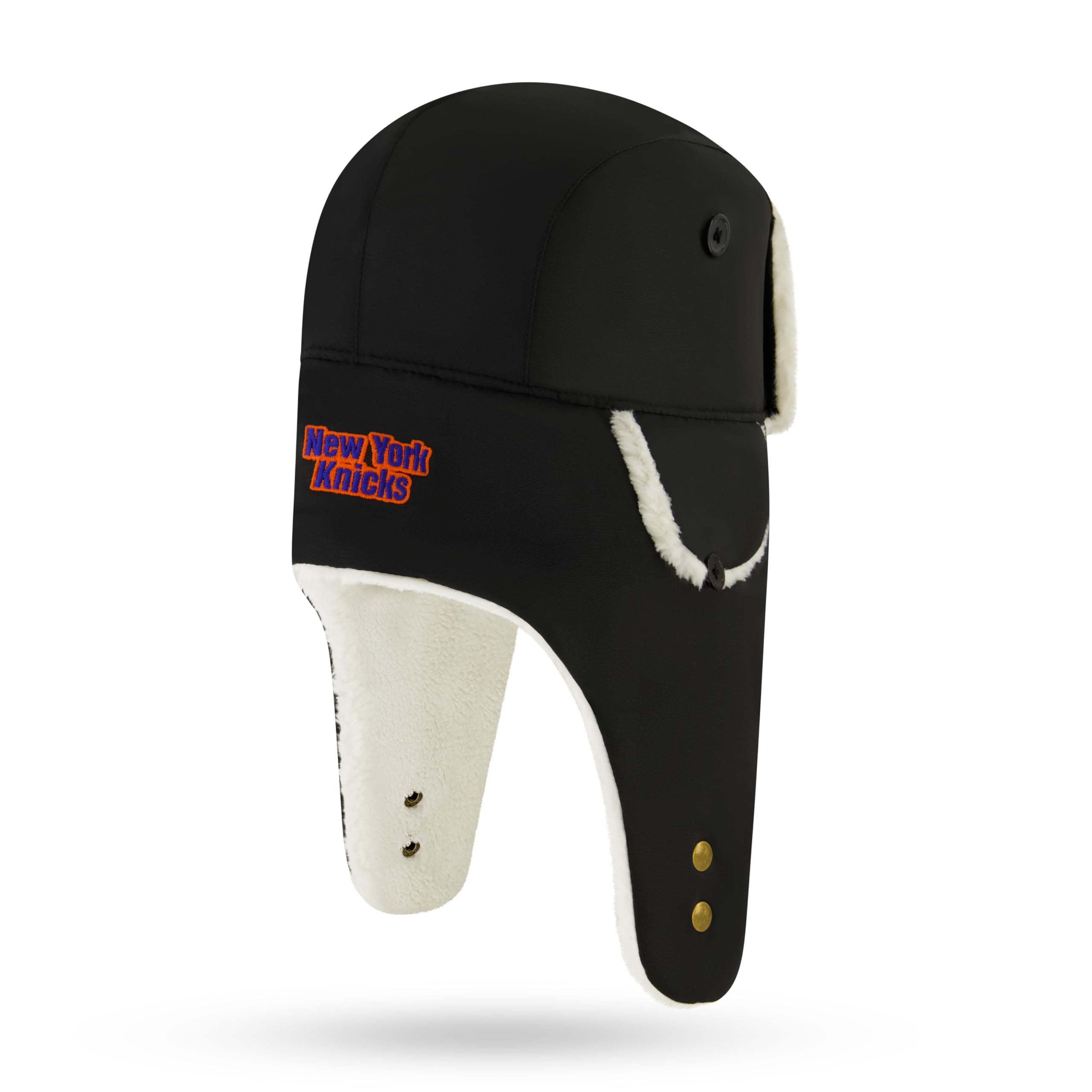 Ultra Game Adult NBA Official Trapper Winter Hat with Super Soft Warm Sherpa Lined Ear Flaps - Image 2