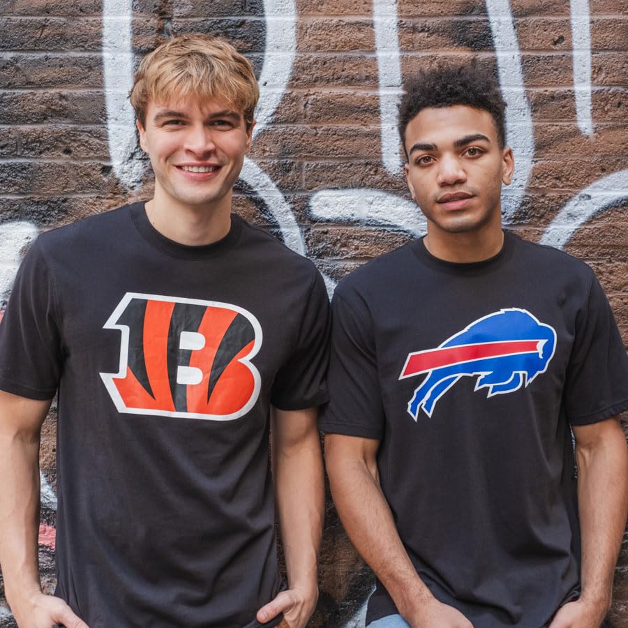 Ultra Game Adult's NFL Official Super Soft Supreme Logo T-Shirt - Image 4