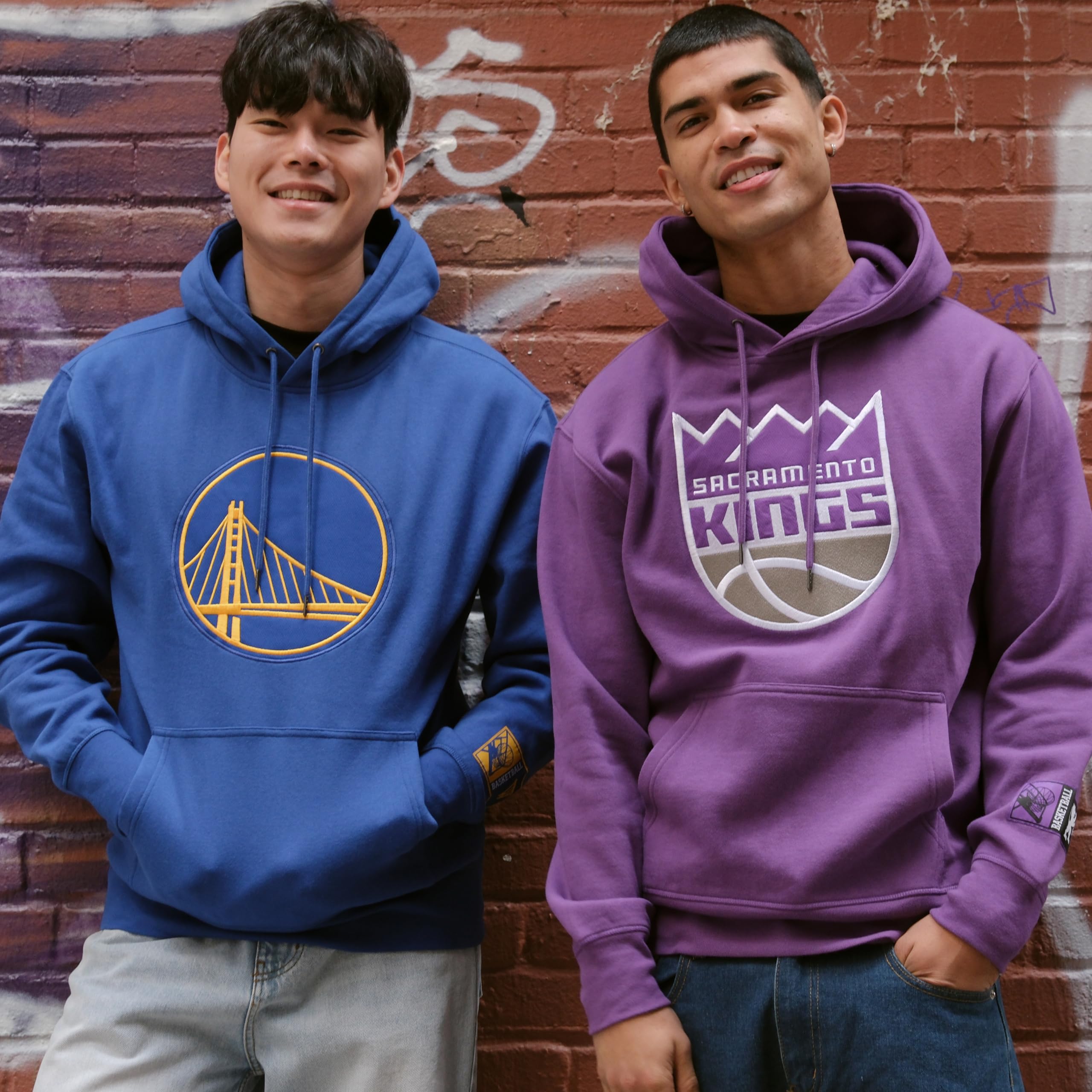 Ultra Game Adults NBA Official Classic Embroidered Hoodie Sweatshirt - Image 4