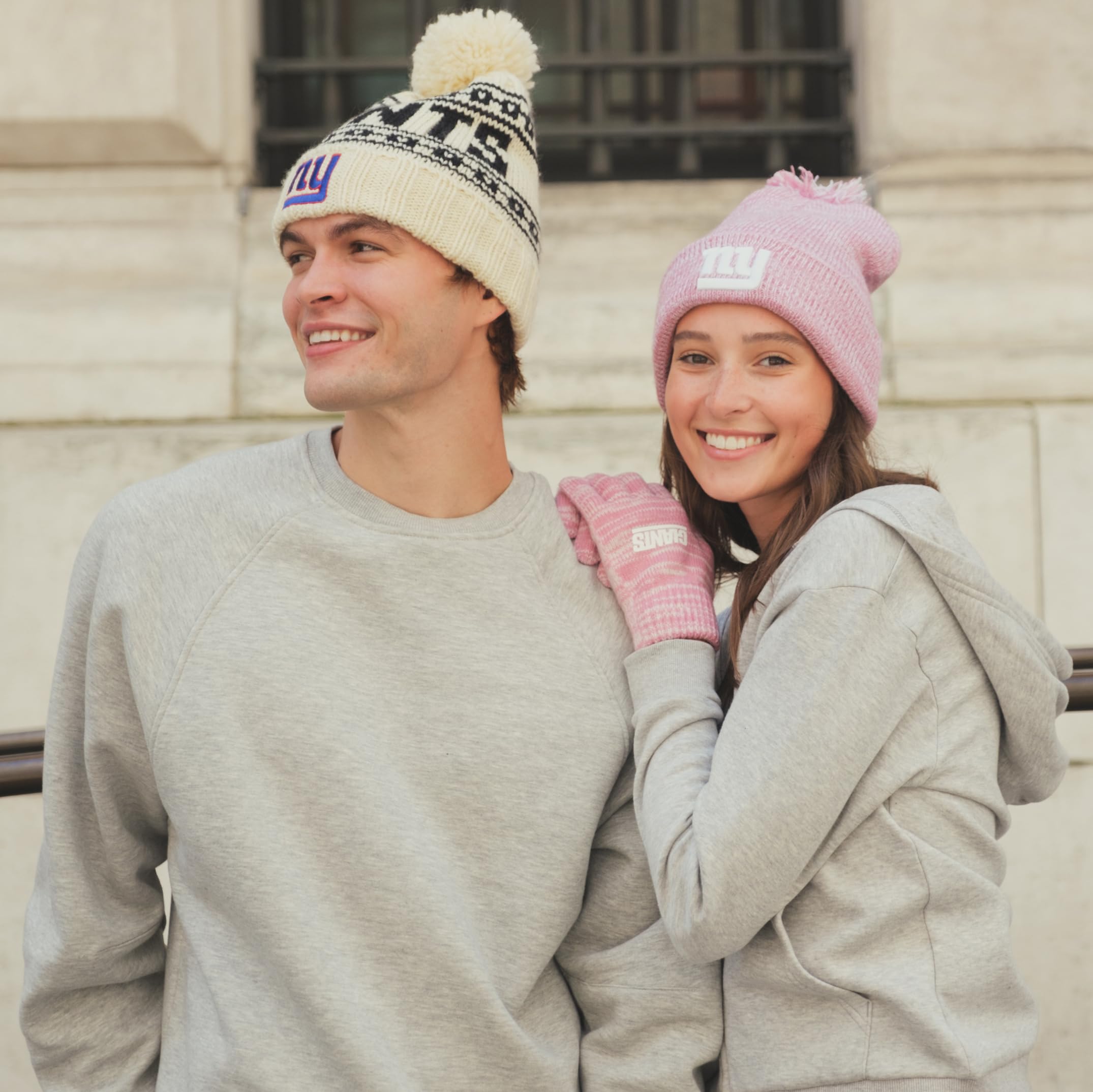 Ultra Game Adults NFL Official Super Soft Winter Beanie Knit Hat with Warm Touch Screen Gloves - Image 5