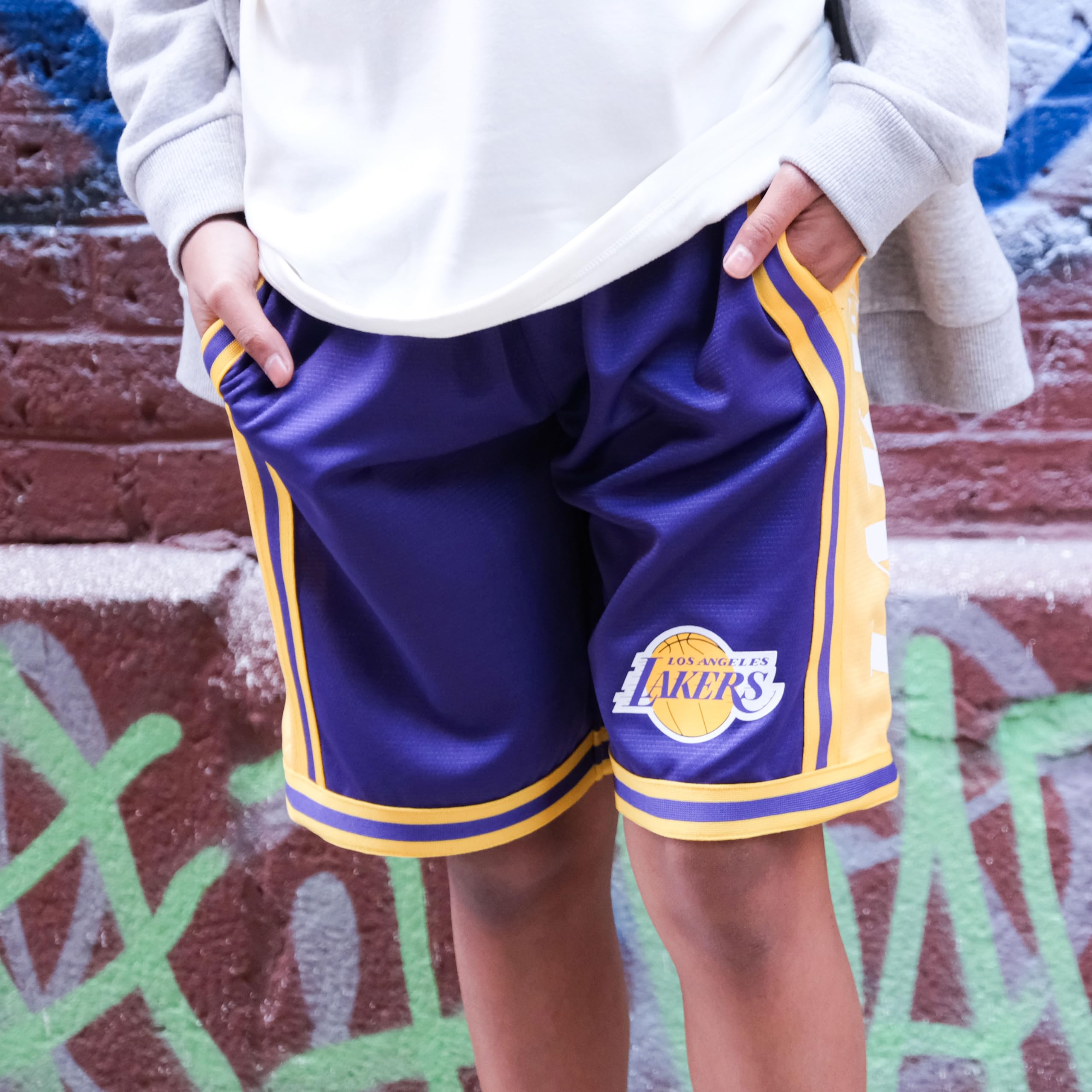 Ultra Game Boys NBA Official Classic Fit Basketball Shorts Team Color - Image 4