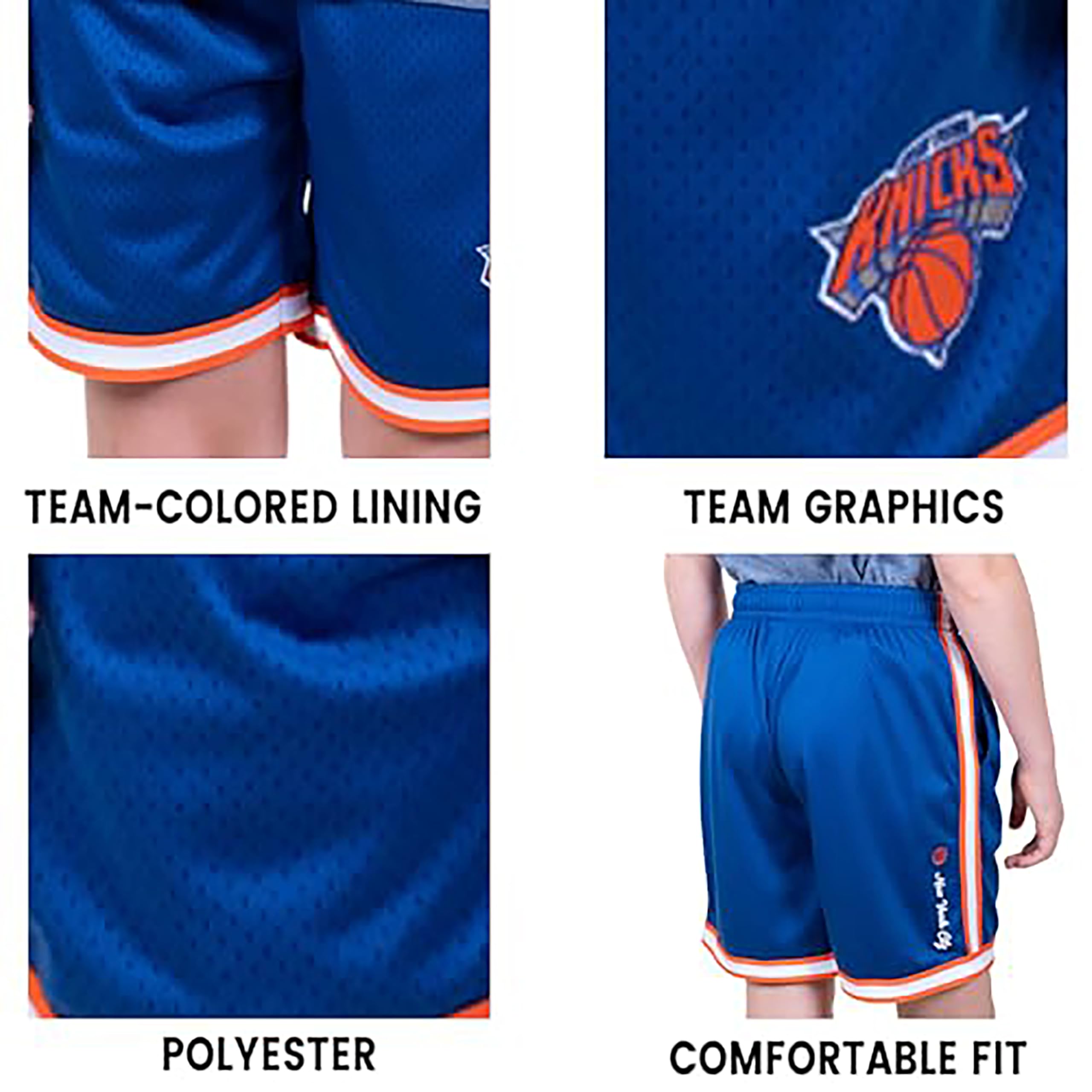 Ultra Game Boys NBA Official Soft Air Mesh Slam Basketball Shorts - Classic Fit - Image 5