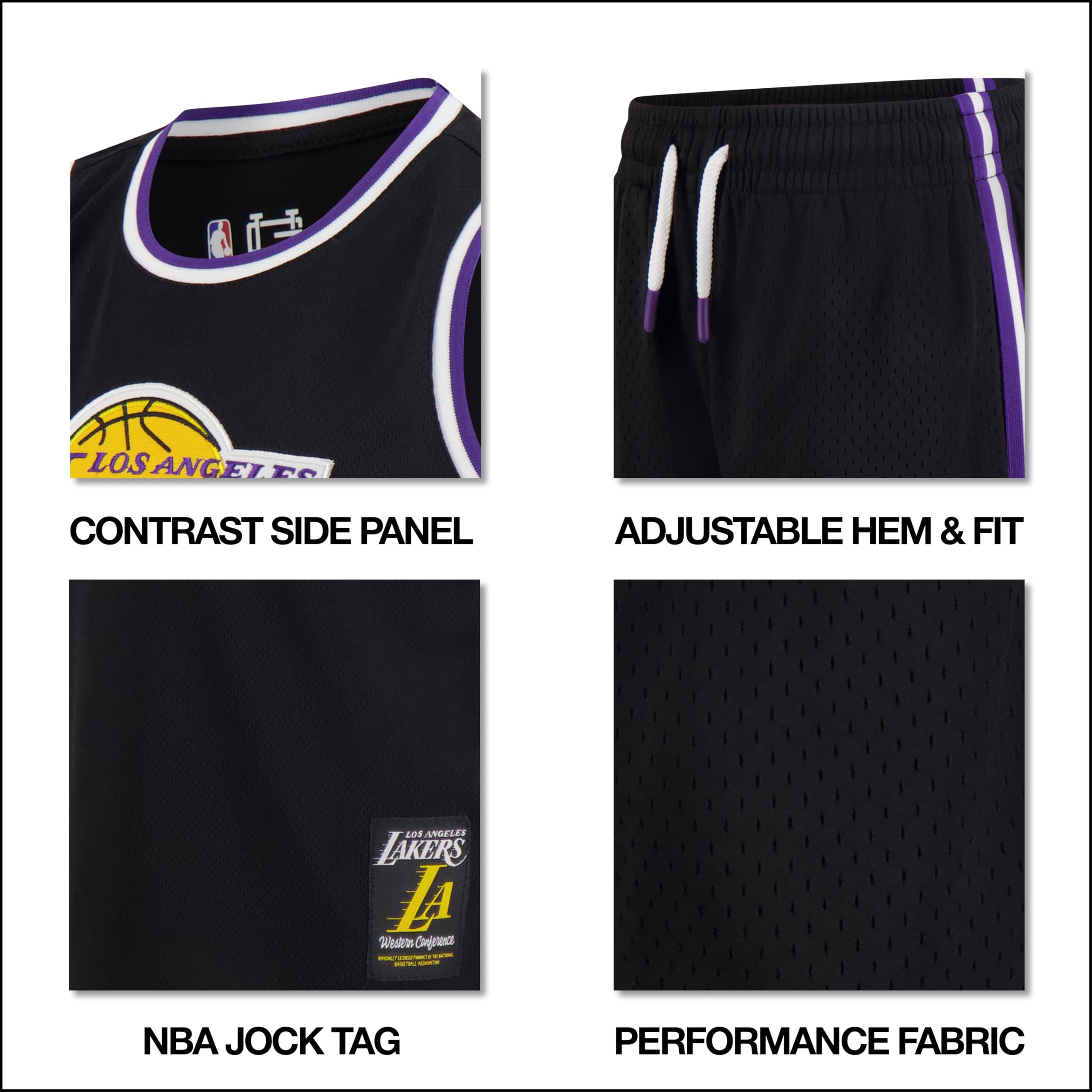 Ultra Game Boys NBA Official Super Soft Tank Top & Shorts 2-Piece Set - Image 4