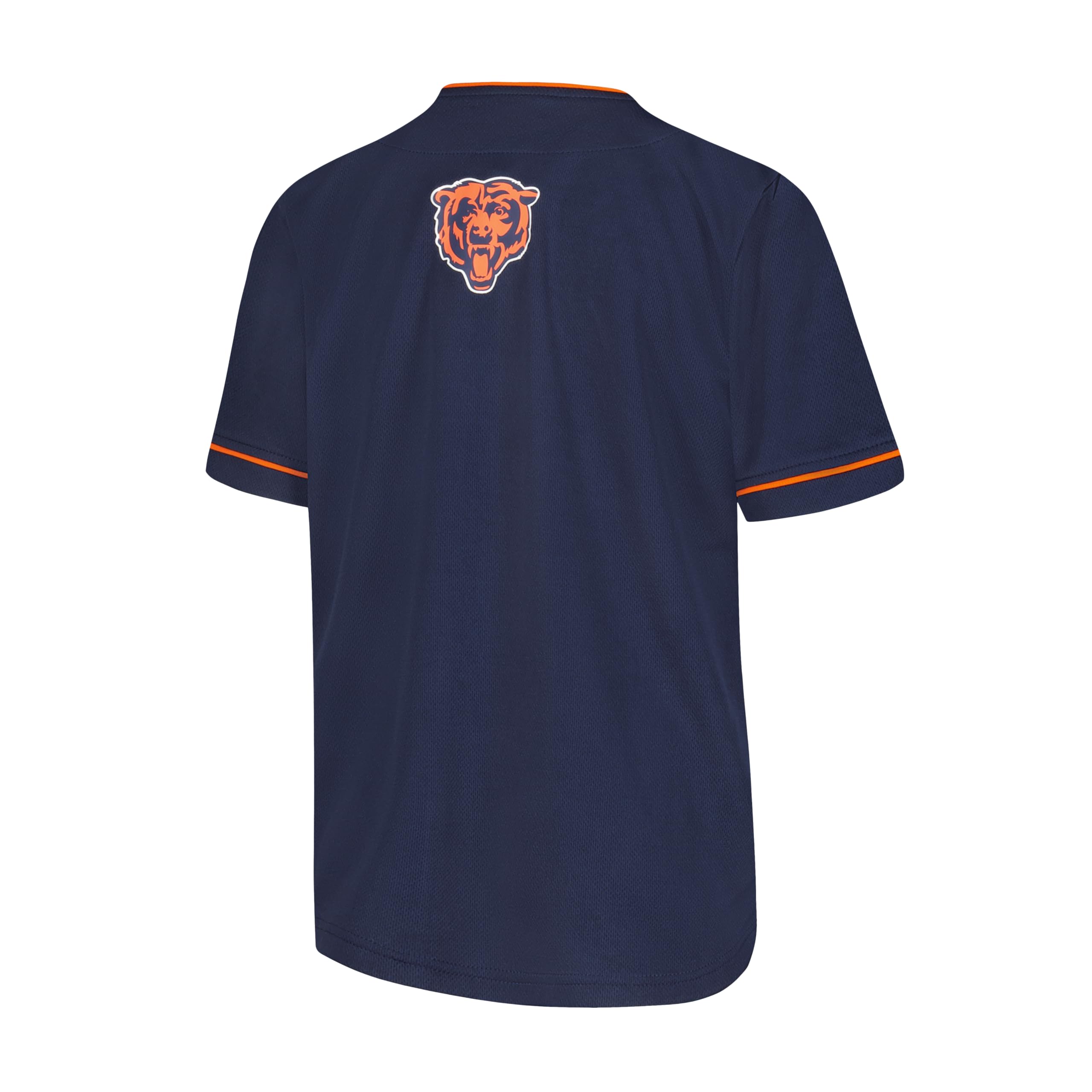 Ultra Game Boys NFL Official Game Day Button Down Baseball Mesh Jersey Shirt - Image 3
