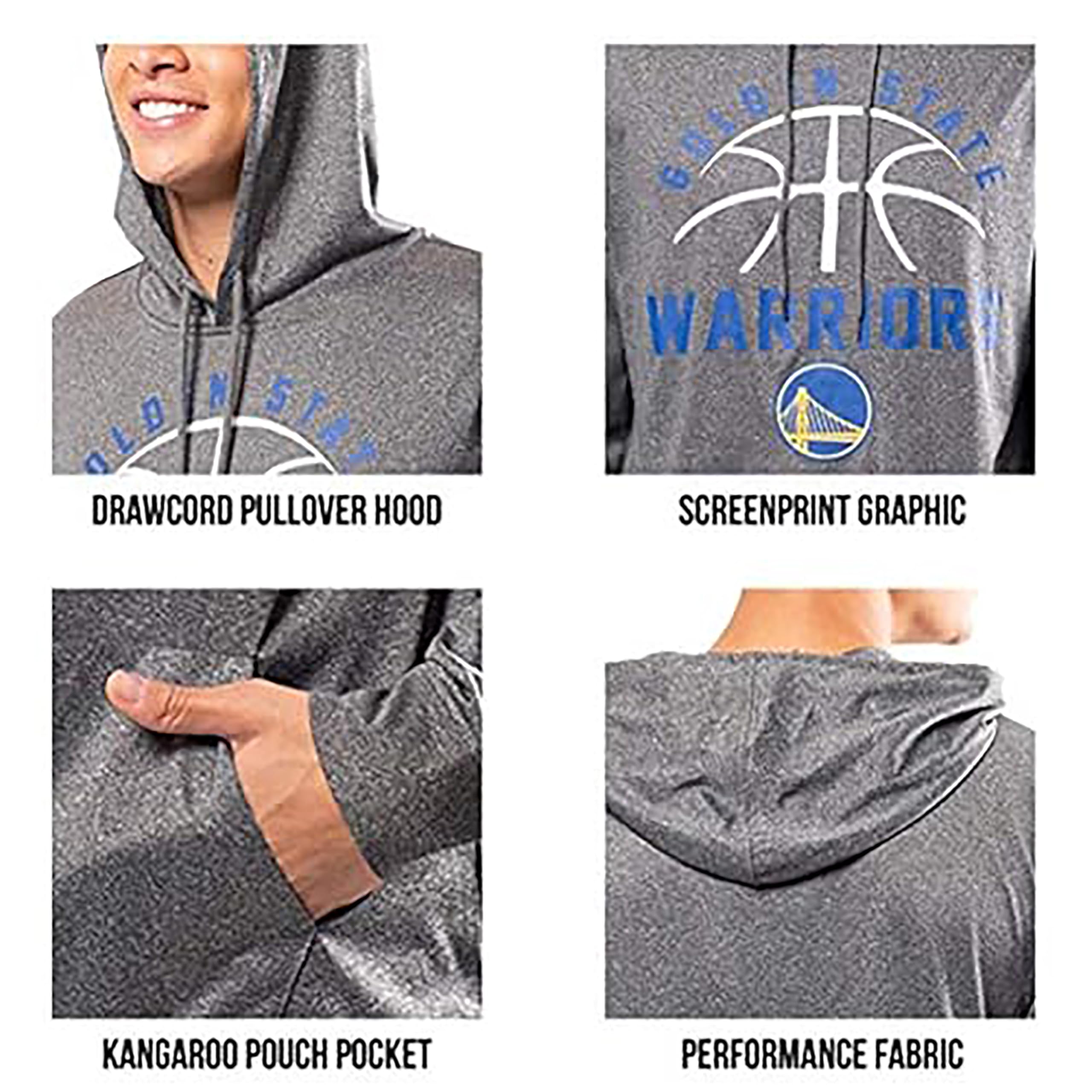 Ultra Game Men NBA Official Super Soft Lightweight Pullover Hoodie Sweatshirt - Image 5
