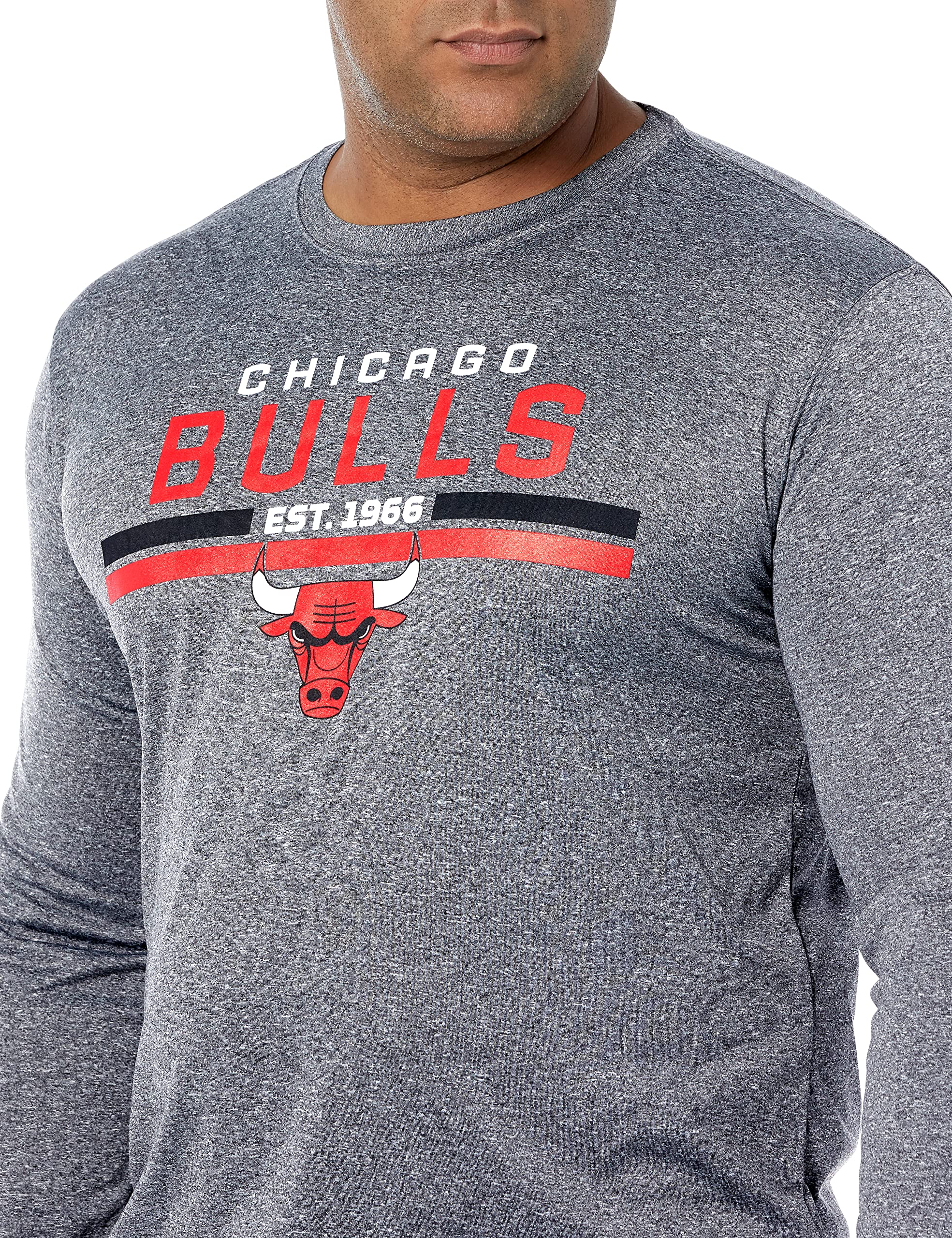 Ultra Game Men's NBA Official Active Long Sleeves Pullover T-Shirt - Image 5