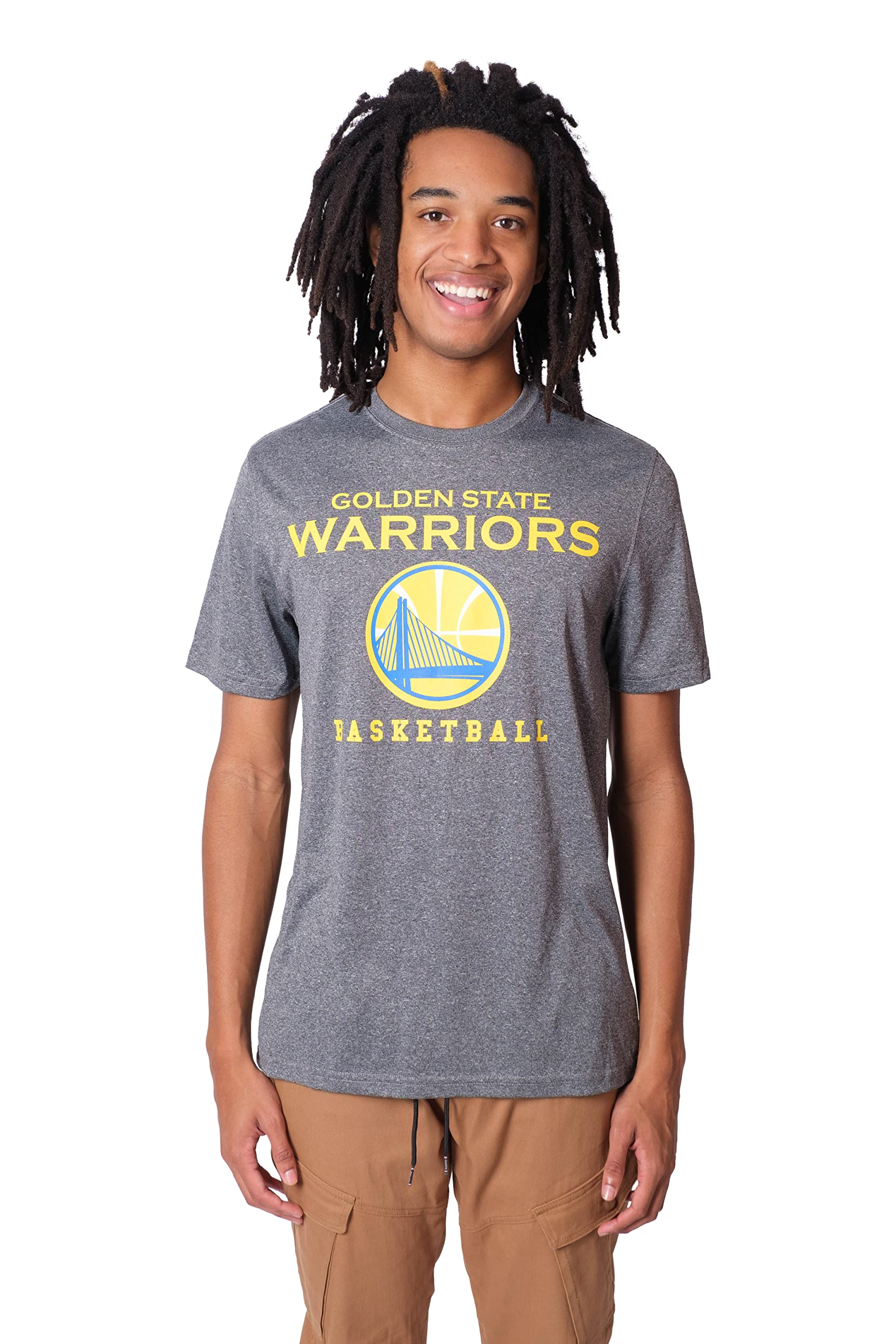Ultra Game Men's NBA Official Arched Plexi Short Sleeve Tee Shirt