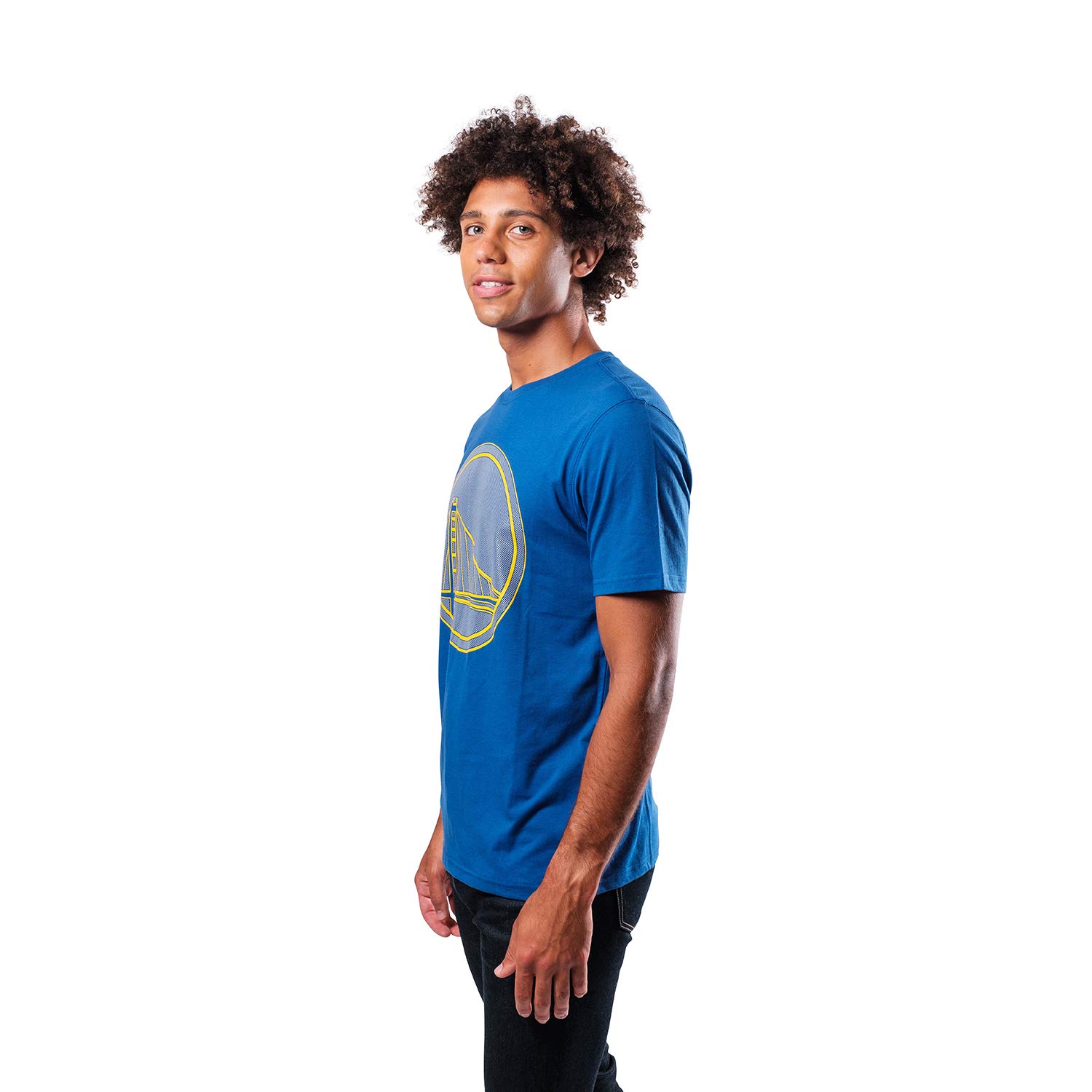 Ultra Game Men's NBA Official Brushed Reflective Logo Tee Shirt - Image 3