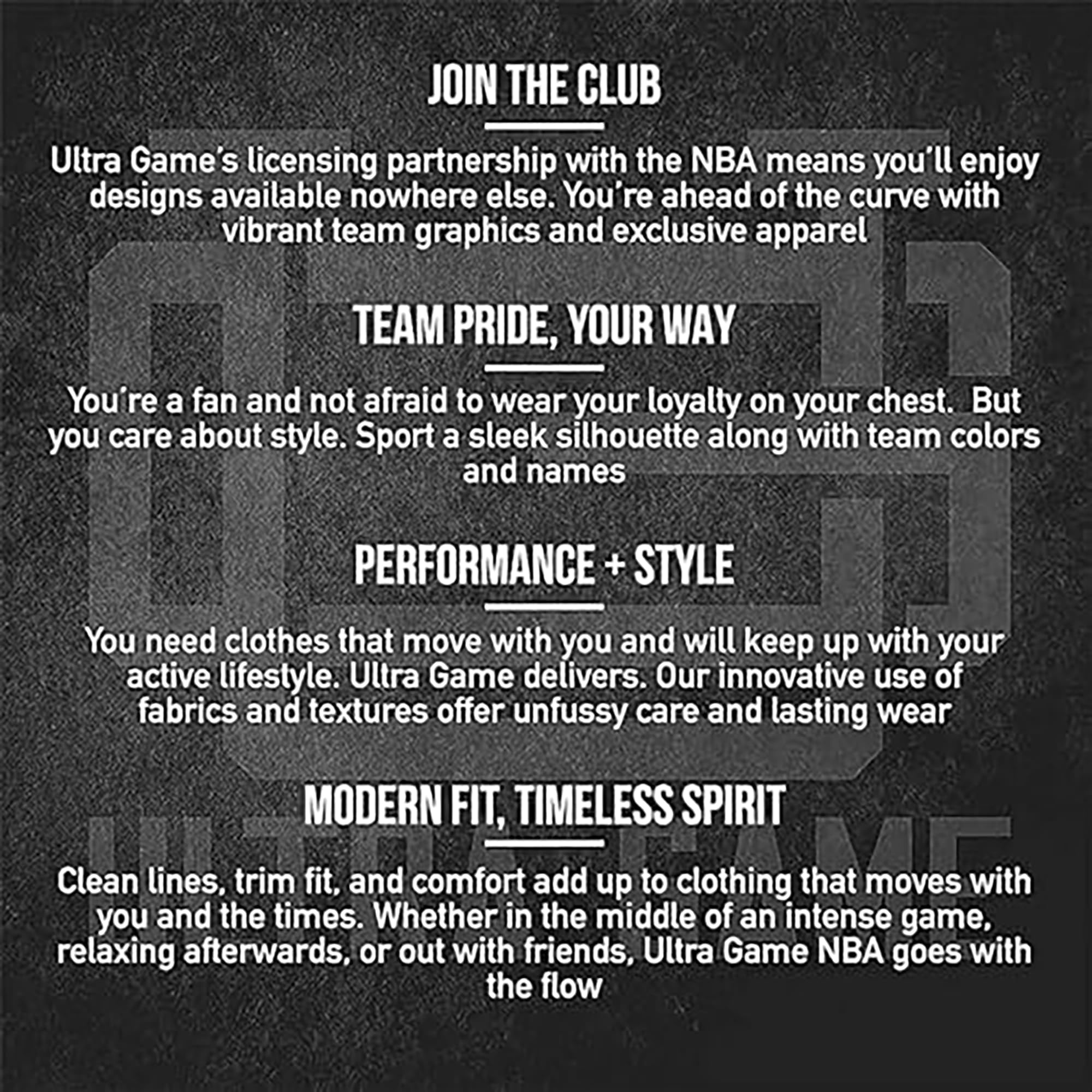 Ultra Game Men's NBA Official Jersey V-Neck Mesh Short Sleeve Tee Shirt - Image 7