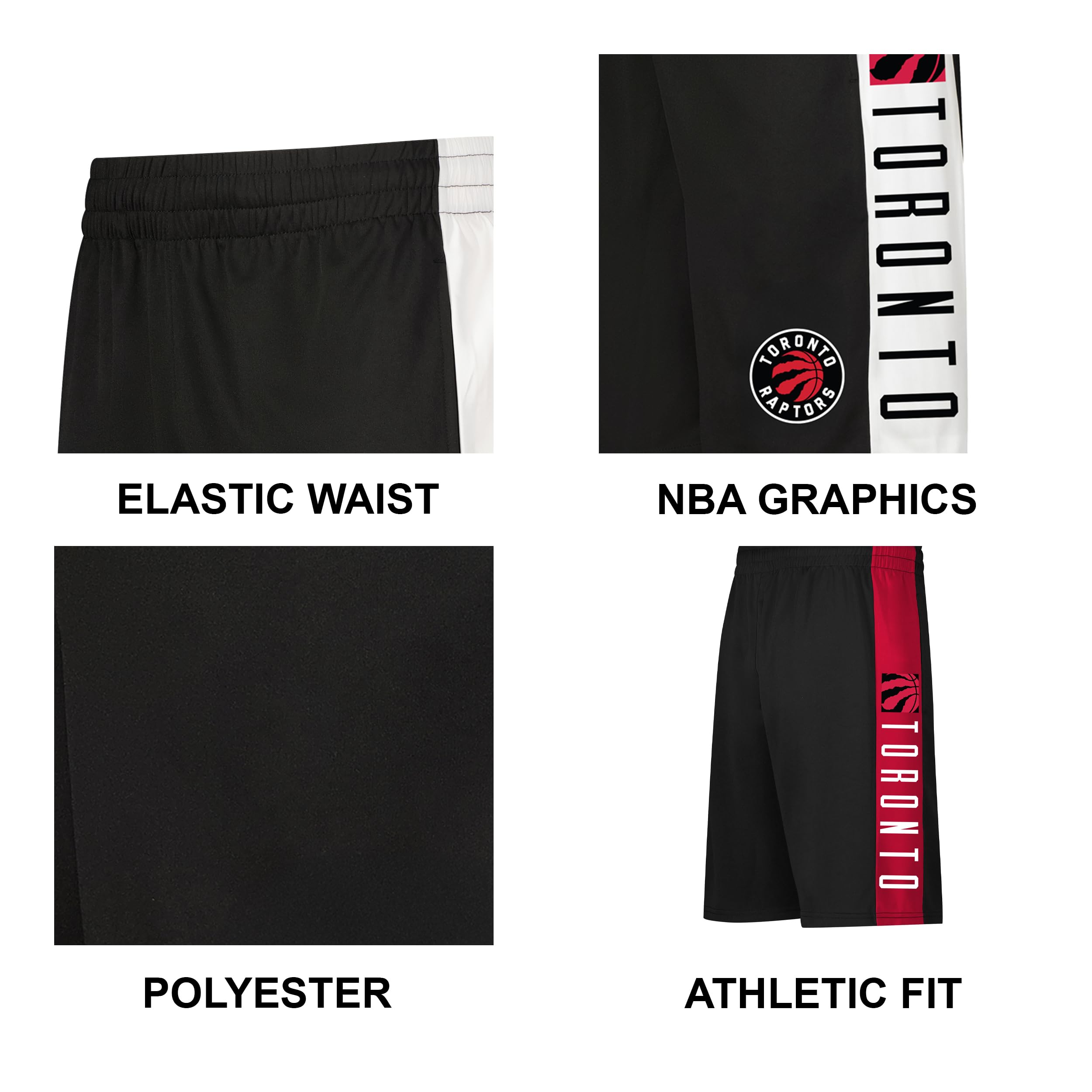 Ultra Game Men's NBA Official Mesh Basketball Shorts - Image 4