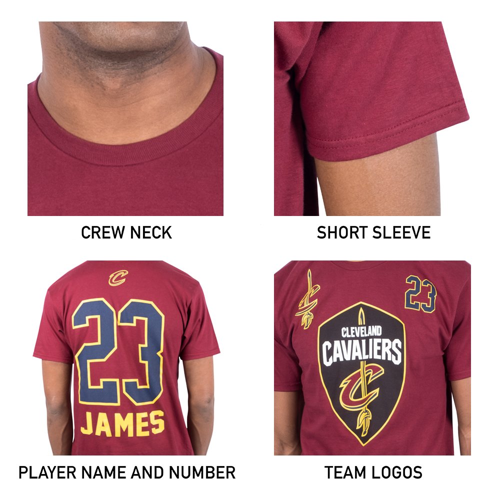Ultra Game Men's NBA Official Short Sleeve Tee Shirt - Image 5