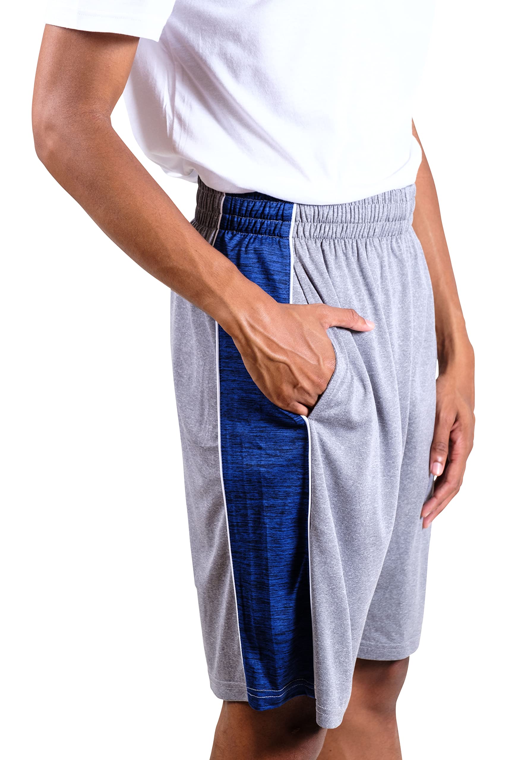 Ultra Game Men’s NBA Official Soft Air Mesh Teamster Basketball Shorts - Classic Fit - Image 3