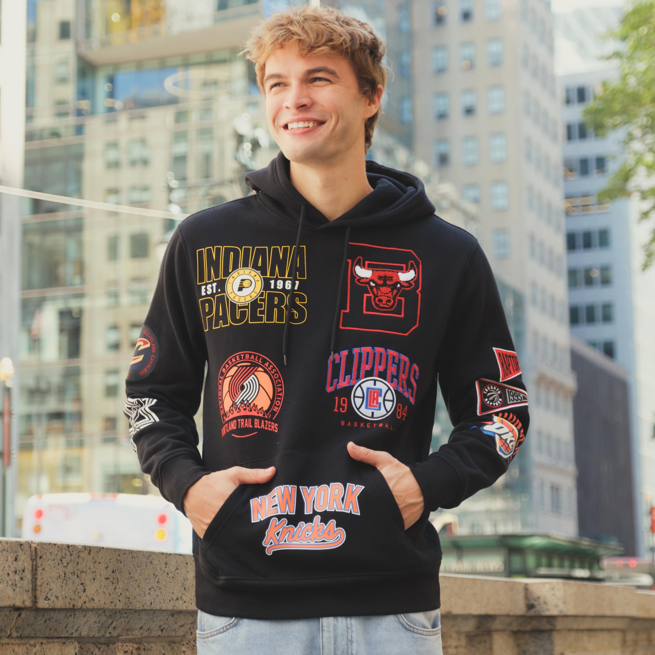 Ultra Game Men’s NBA Official Soft Fleece Multi Team Hoodie Sweatshirt - Image 4