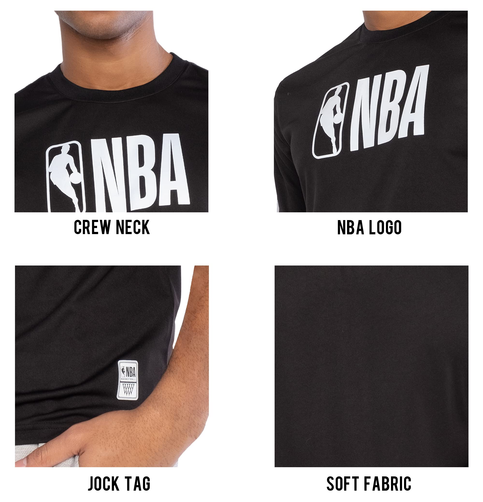 Ultra Game Men’s NBA Official Super-Soft 2 Pack Active Tee Shirt - Image 5