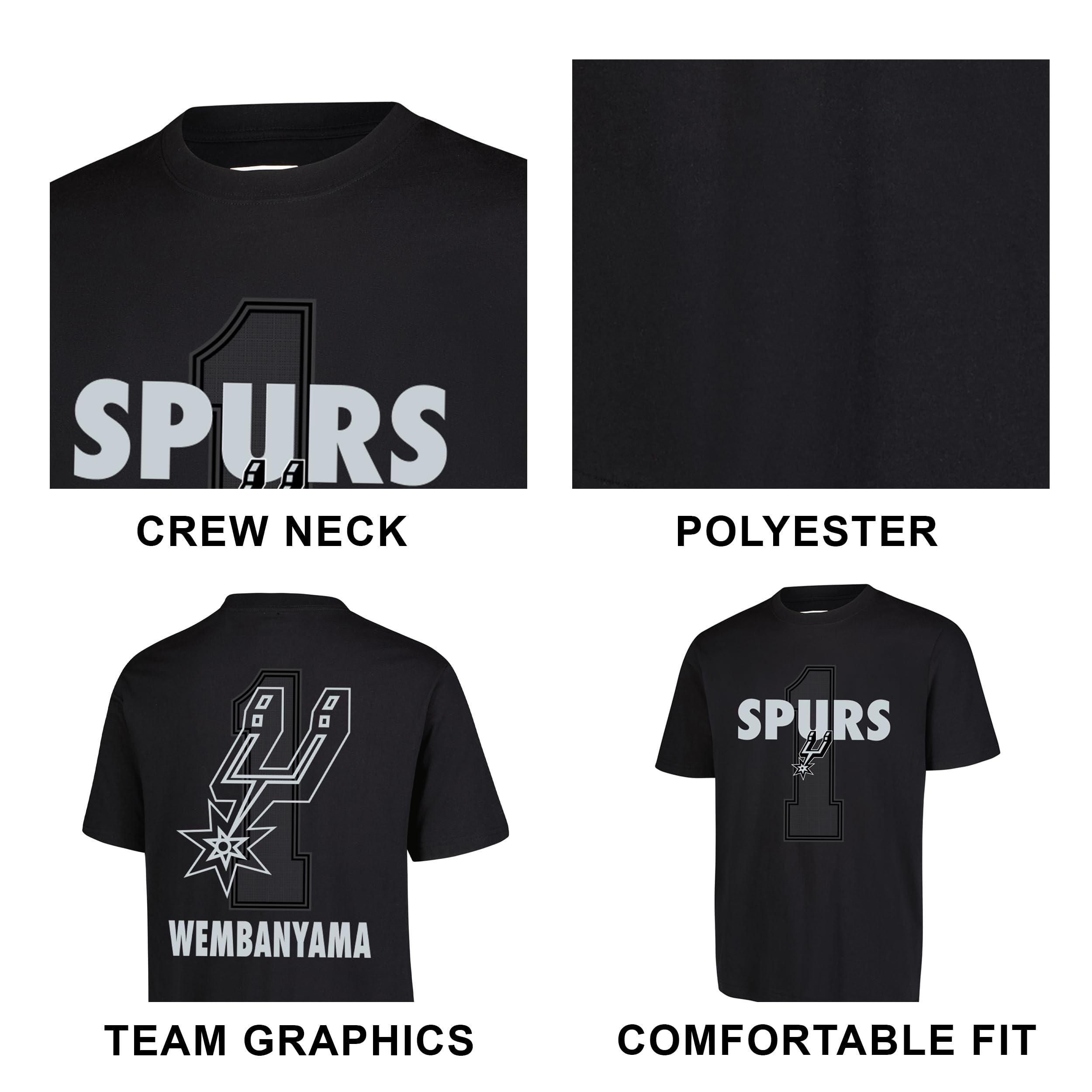 Ultra Game Men's NBA Official Super Soft Fly High Players T-Shirt - Image 5