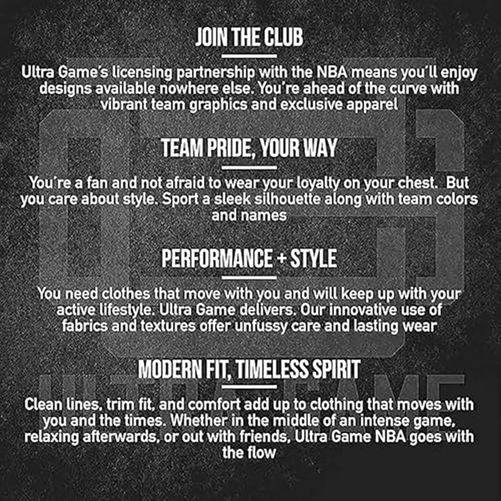 Ultra Game Men's NBA Official Super Soft Fly High Players T-Shirt - Image 7