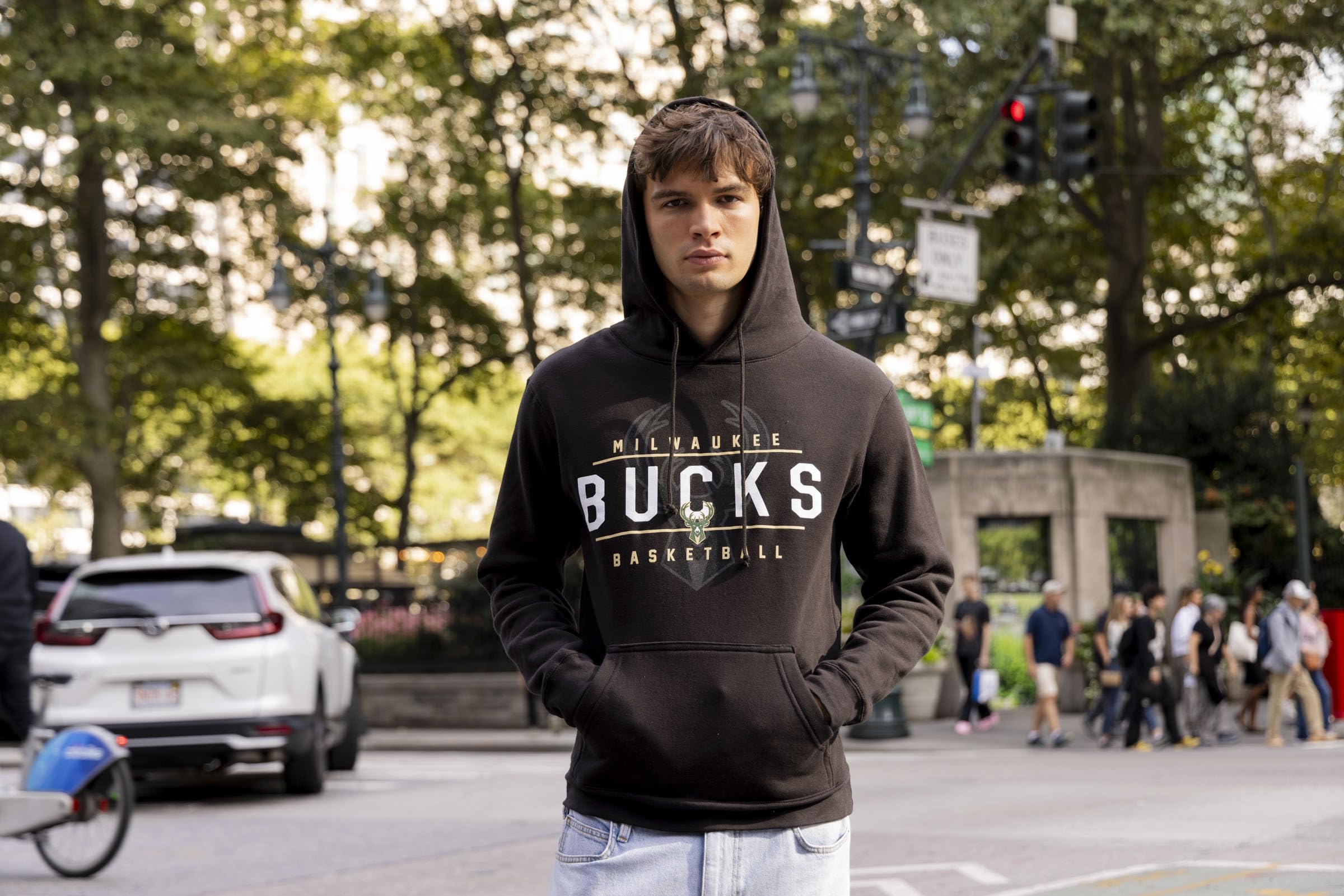Ultra Game Men's NBA Official Super Soft Get Right Hoodie Sweatshirt - Image 4