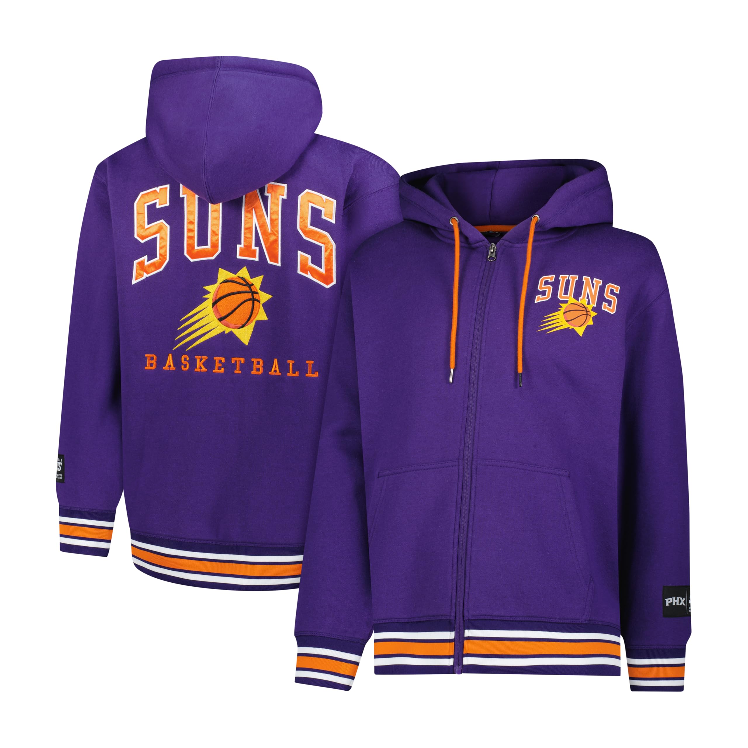 Ultra Game Men's NBA Official Super Soft MVP Full Zip Hoodie Jacket