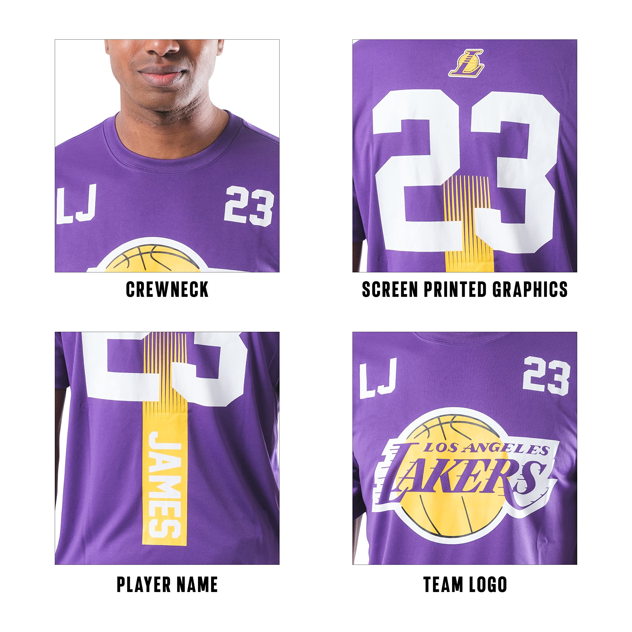 Ultra Game Men’s NBA Official Super Soft Players T-Shirt - Image 5
