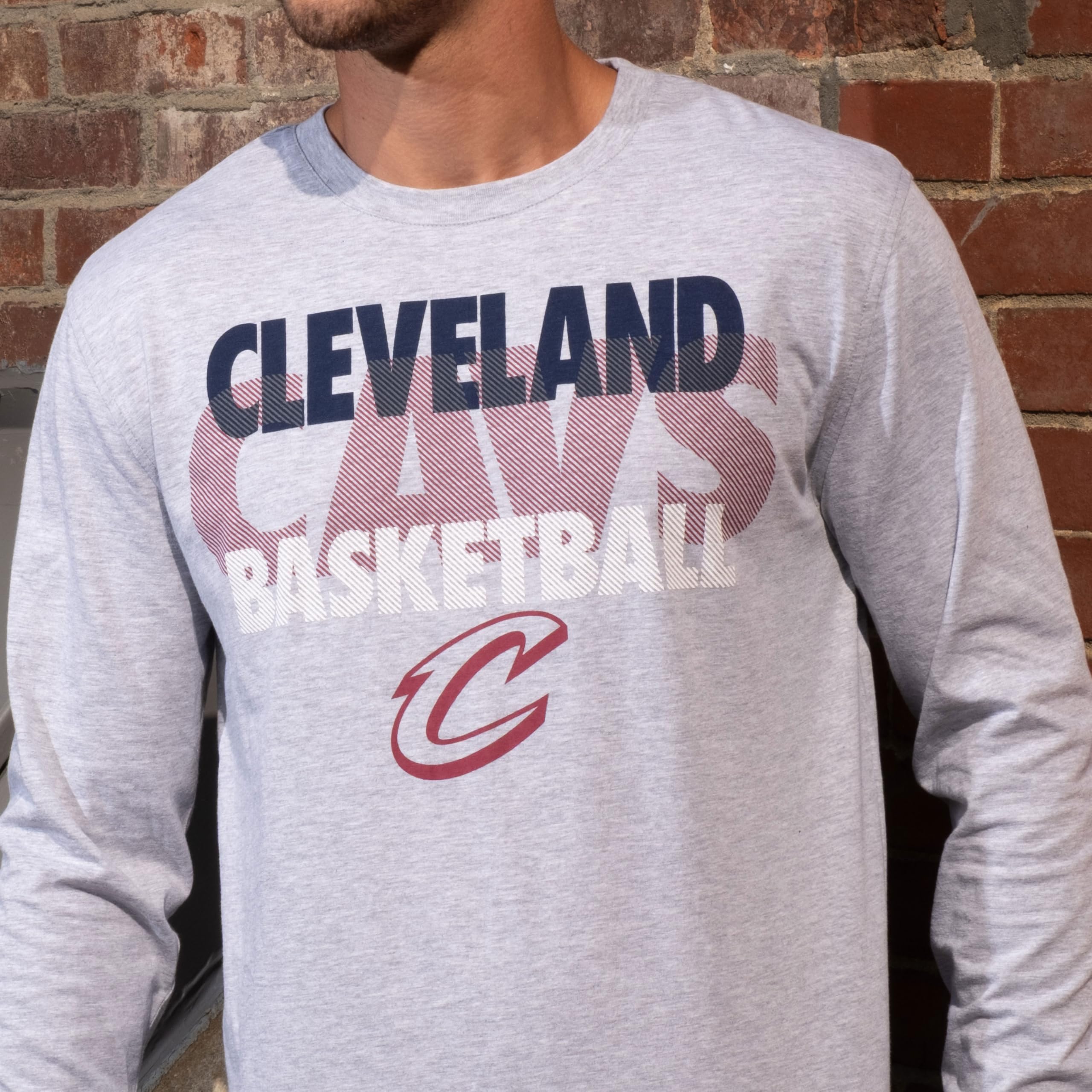 Ultra Game Men’s NBA Official Super Soft Supreme Long Sleeve Pullover T-Shirt - Image 4