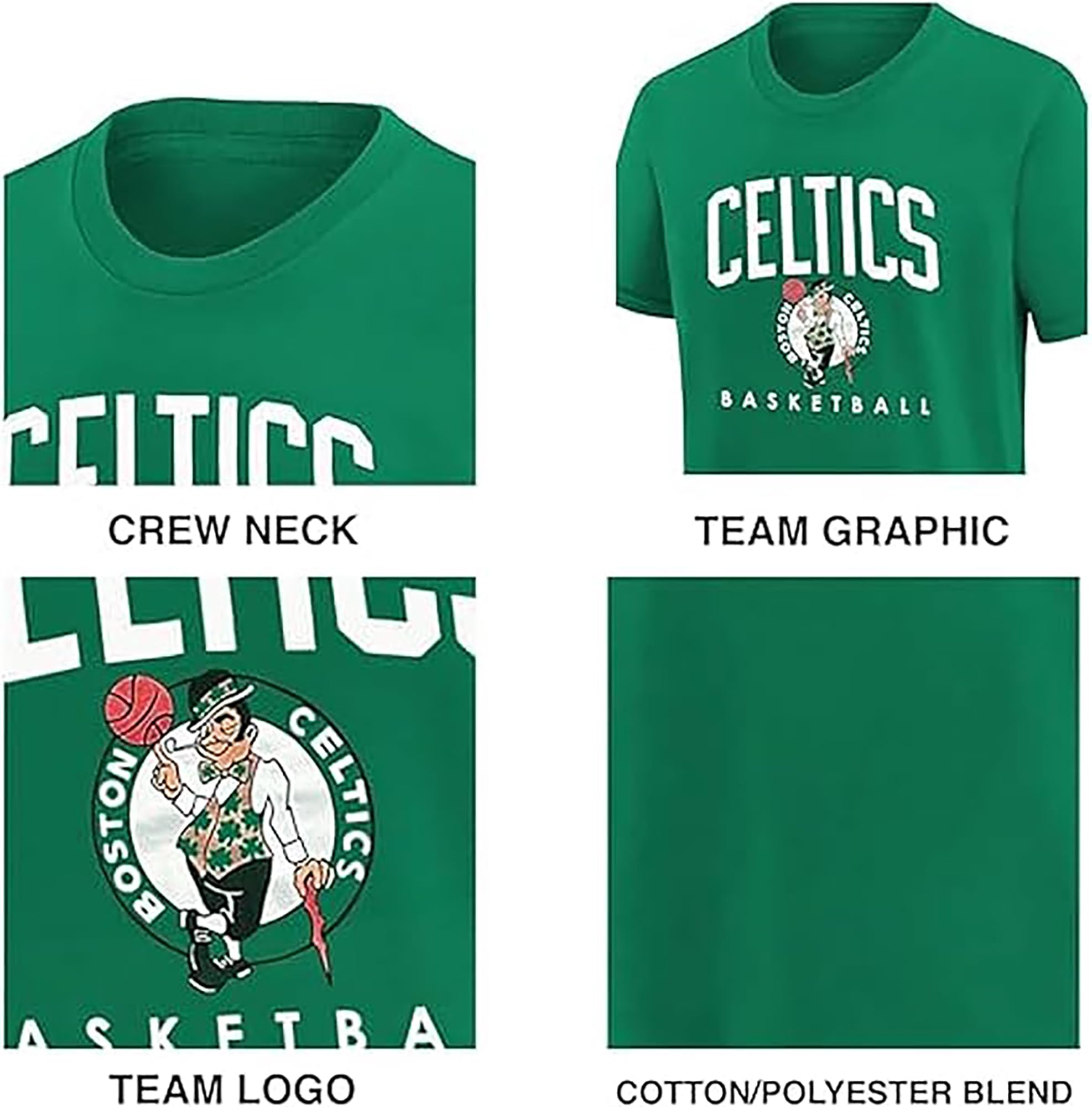 Ultra Game Men's NBA Official Super Soft Teamster Short Sleeve T-Shirt - Image 5