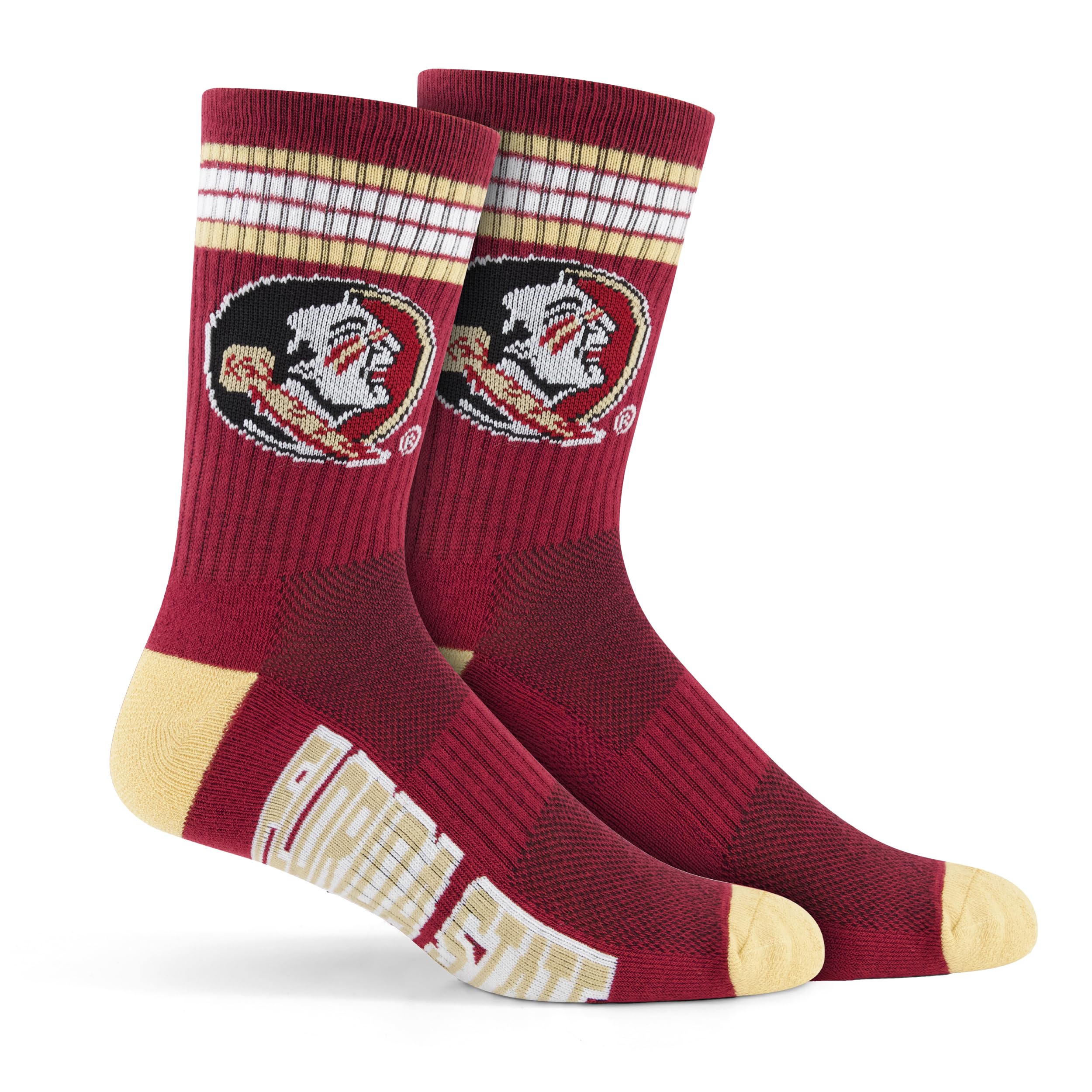 Ultra Game NCAA boys Ncaa Official Athletic Cushioned Secure Fit Team Crew Socks - Image 4