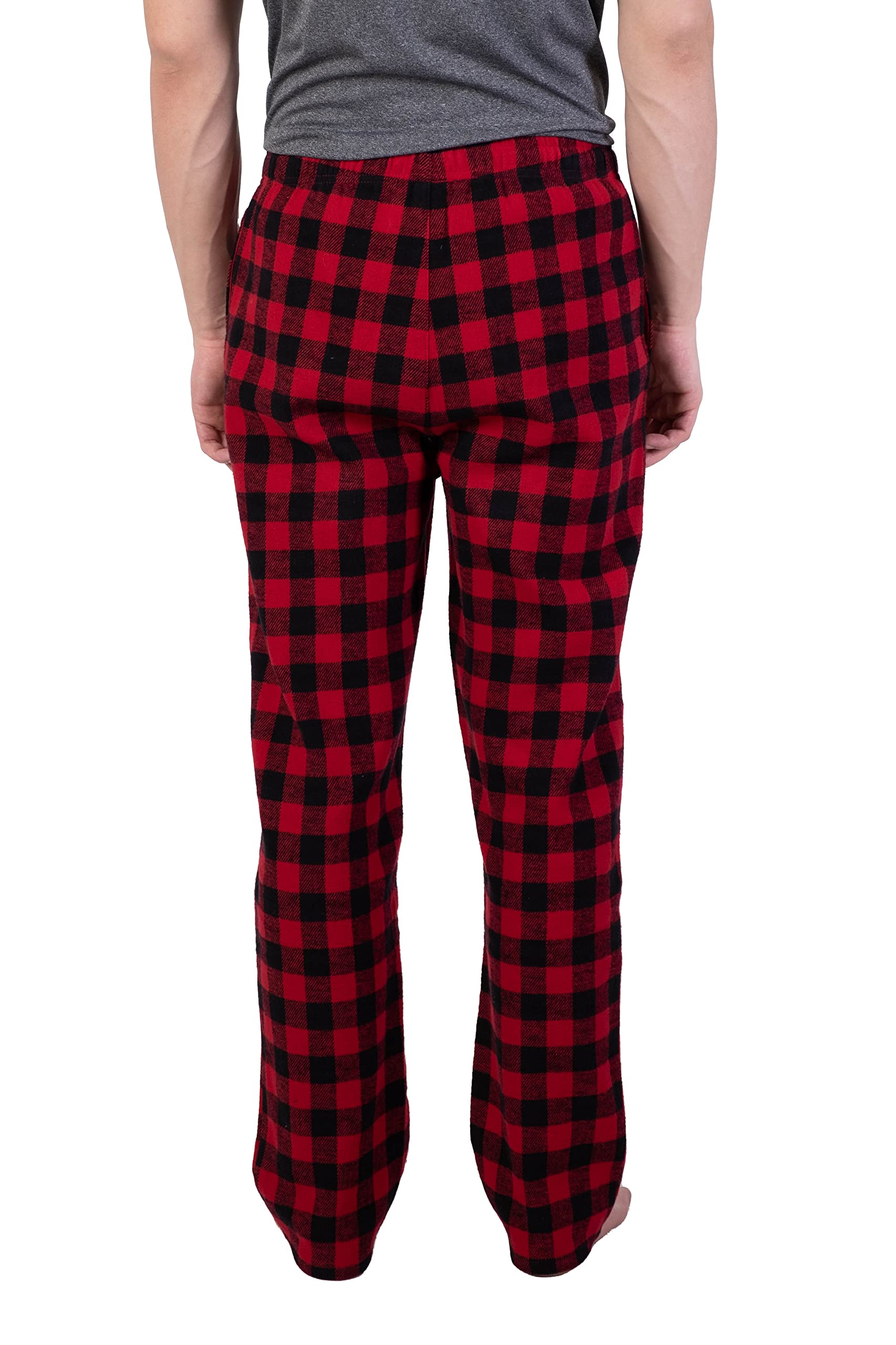 Ultra Game Men's NCAA Official Sleepwear Super Soft Flannel Pajama Loungewear Pants - Image 3