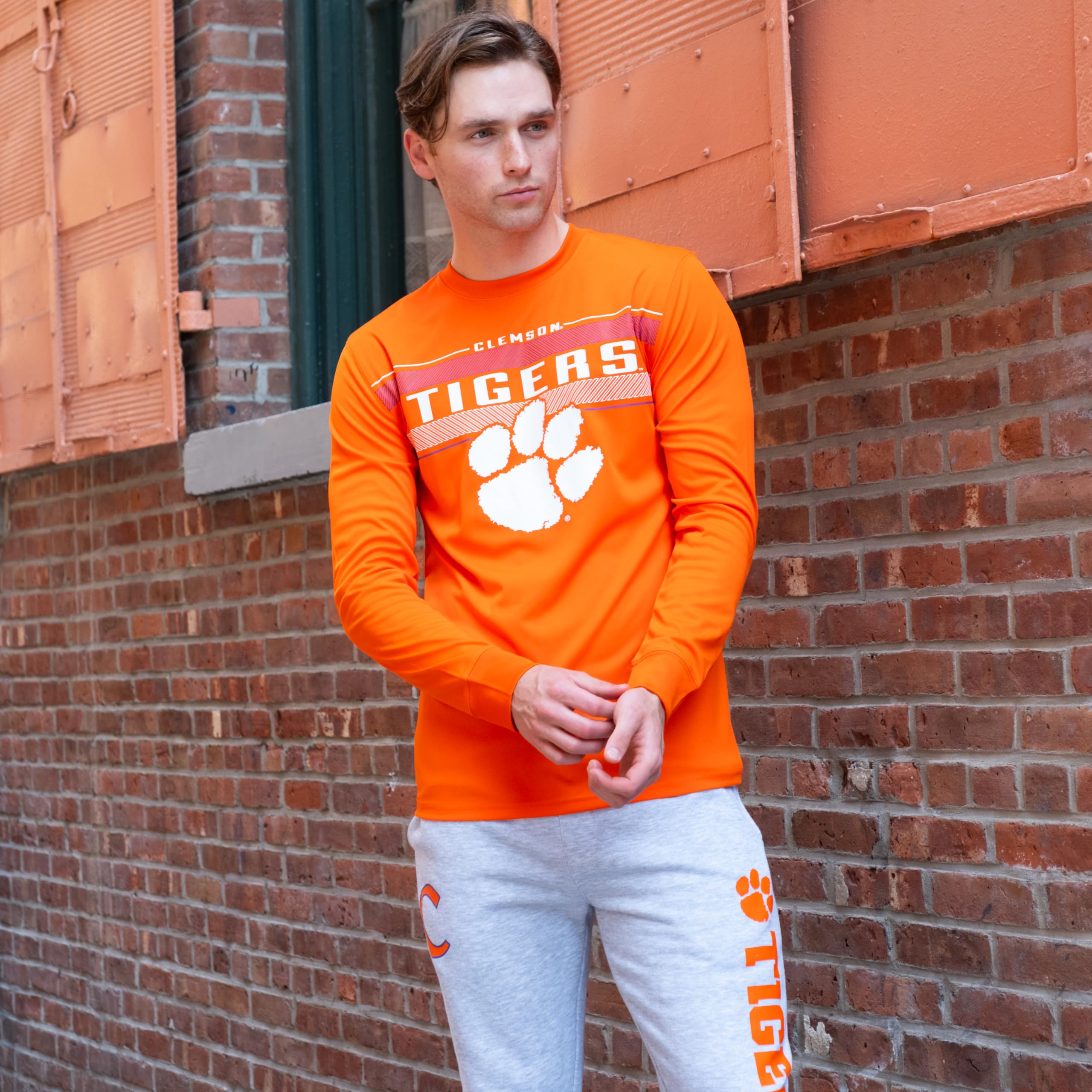 Ultra Game Men's NCAA Official Super Soft Supreme Long Sleeve T-Shirt - Image 4