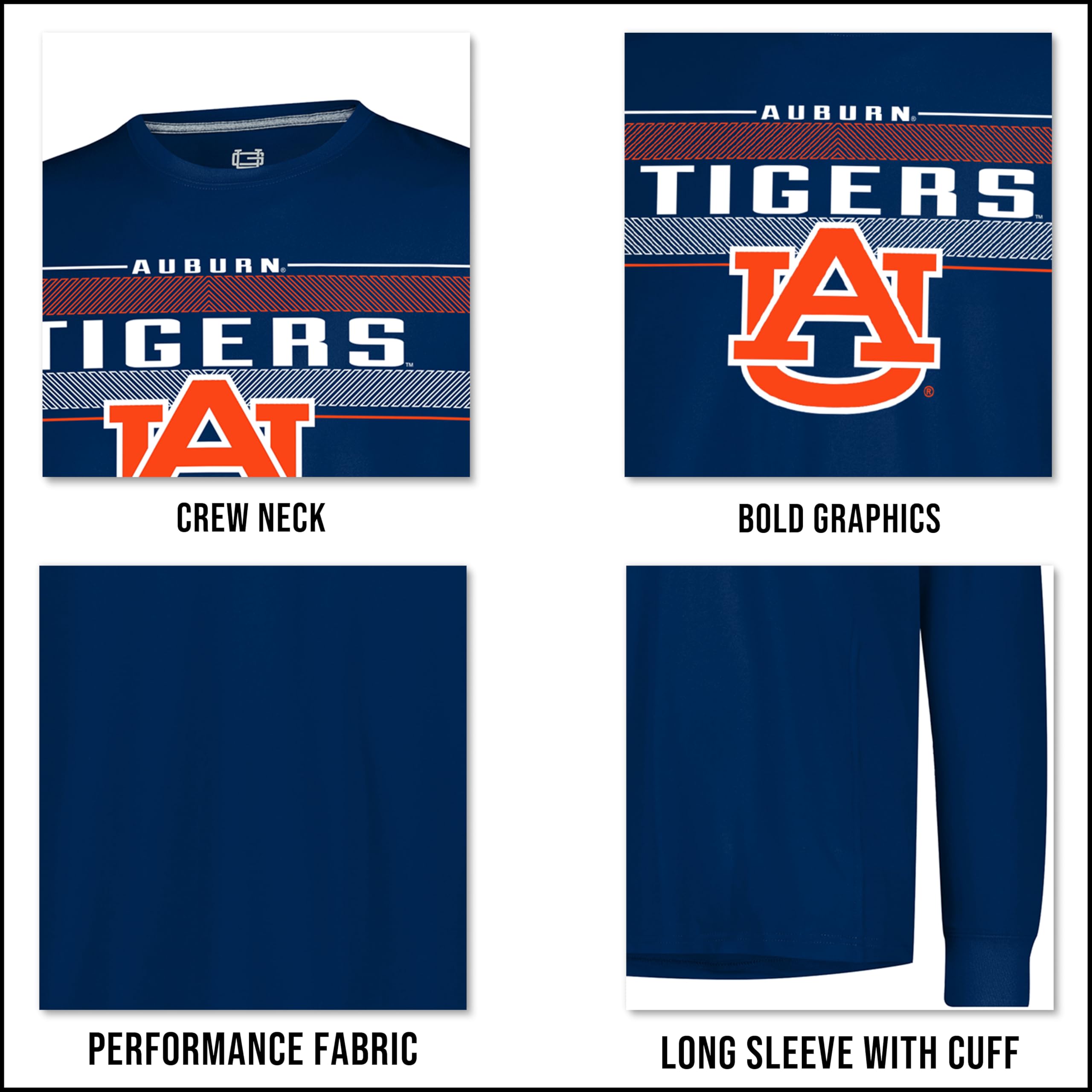 Ultra Game Men's NCAA Official Super Soft Supreme Long Sleeve T-Shirt - Image 5